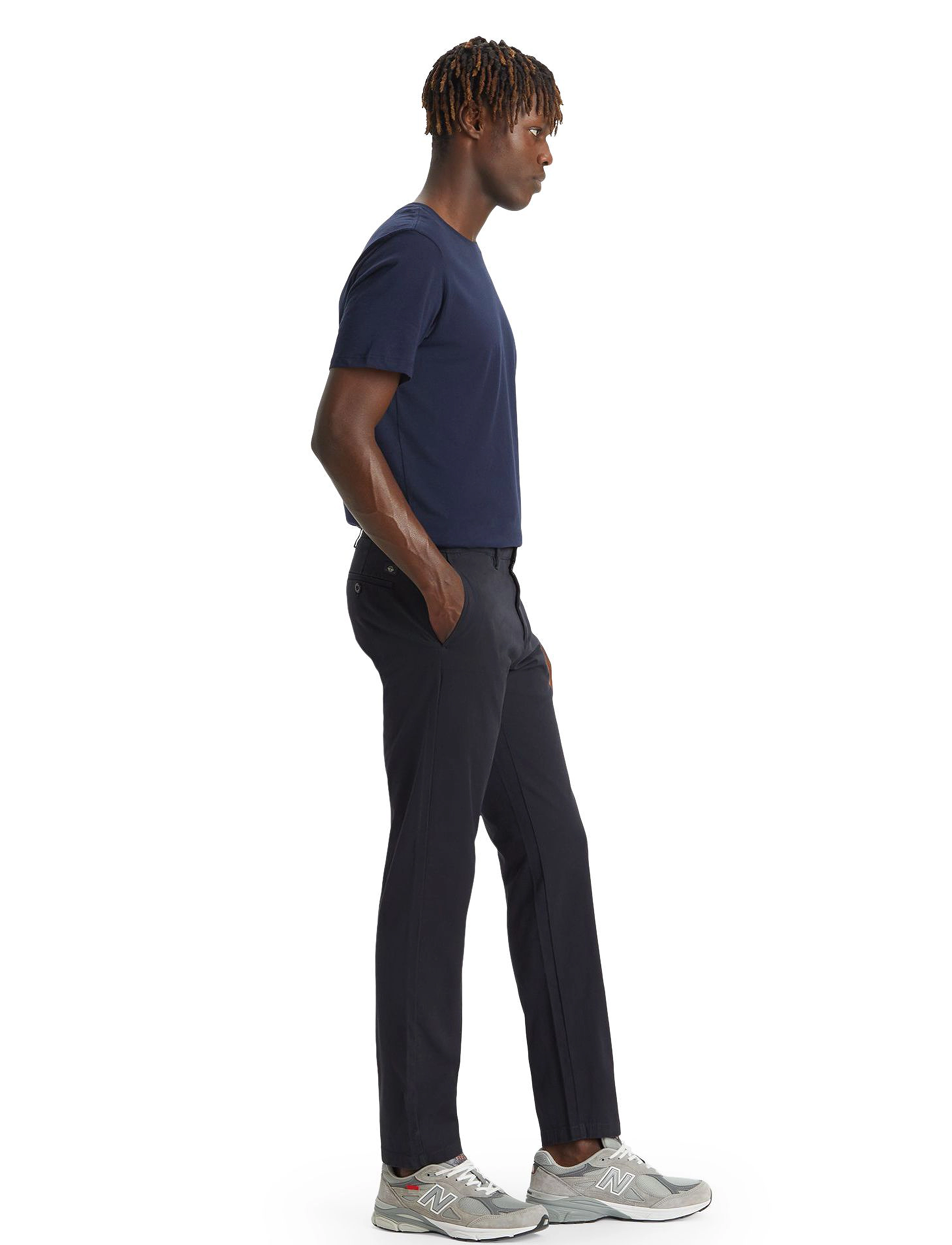 Dockers - MOTION CHINO TAPER - habitbukser - blues - 3