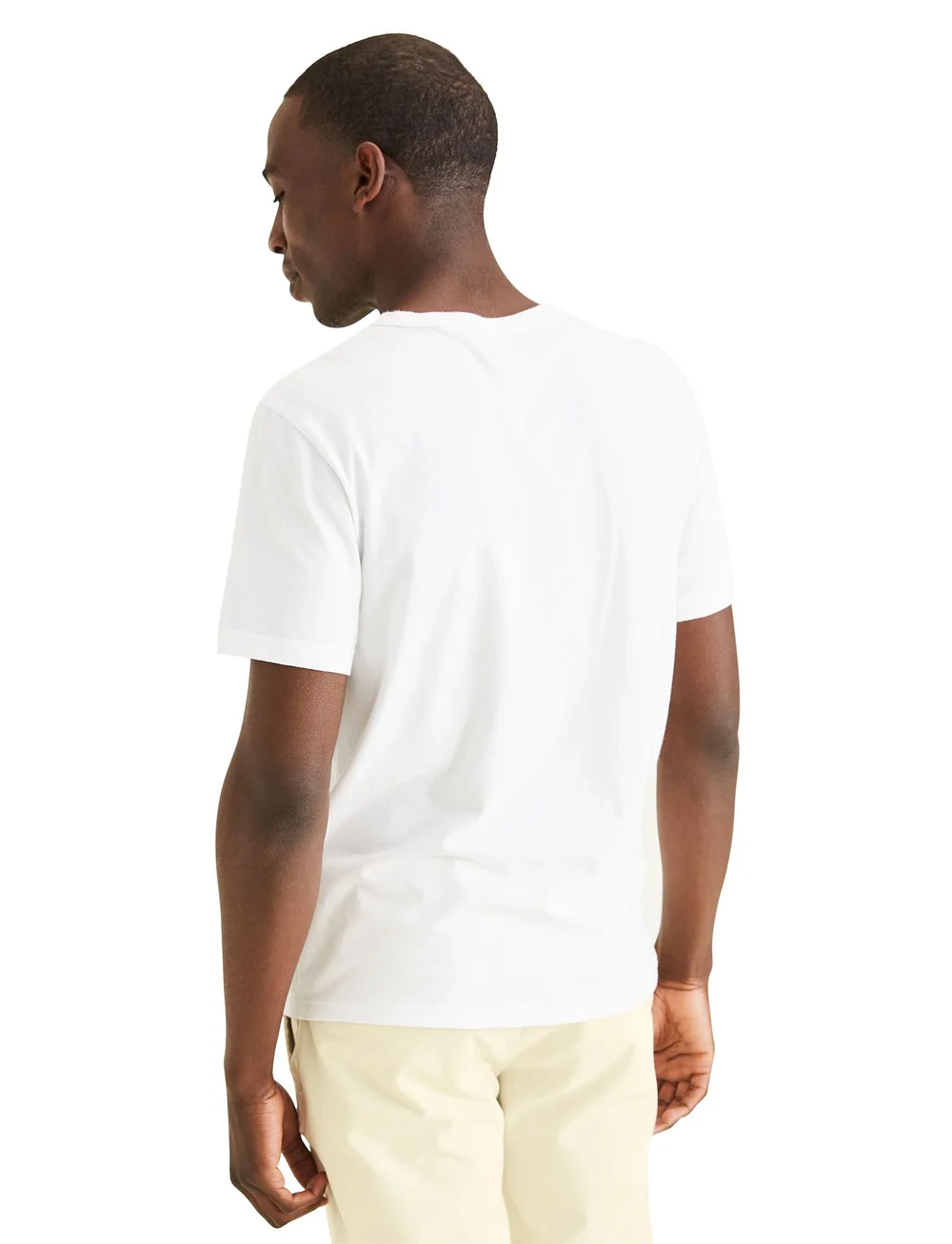 Dockers - ORIGINAL TEE LUCENT - kortärmade t-shirts - neutrals - 4