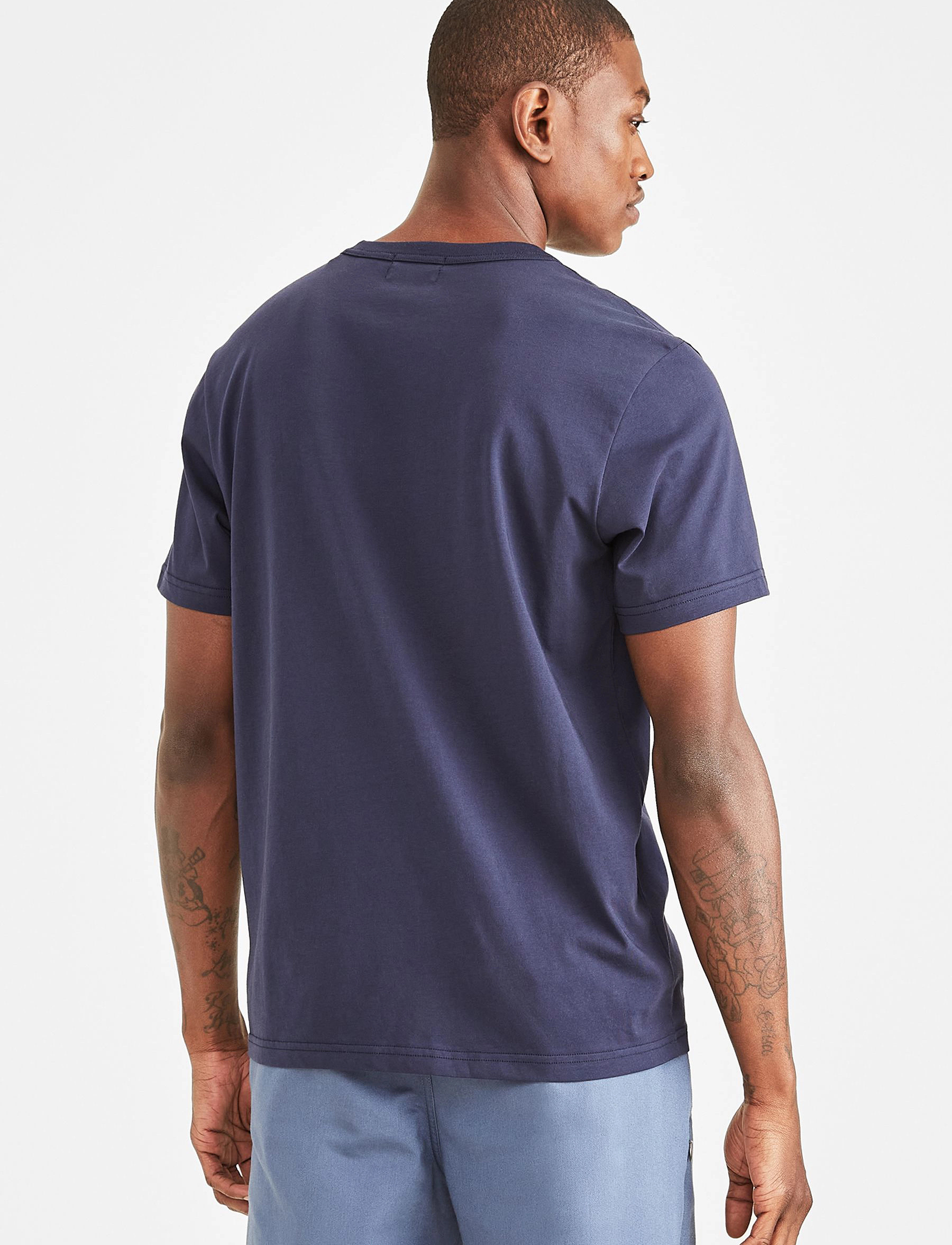 Dockers - ORIGINAL TEE NAVY - die niedrigsten preise - blues - 4