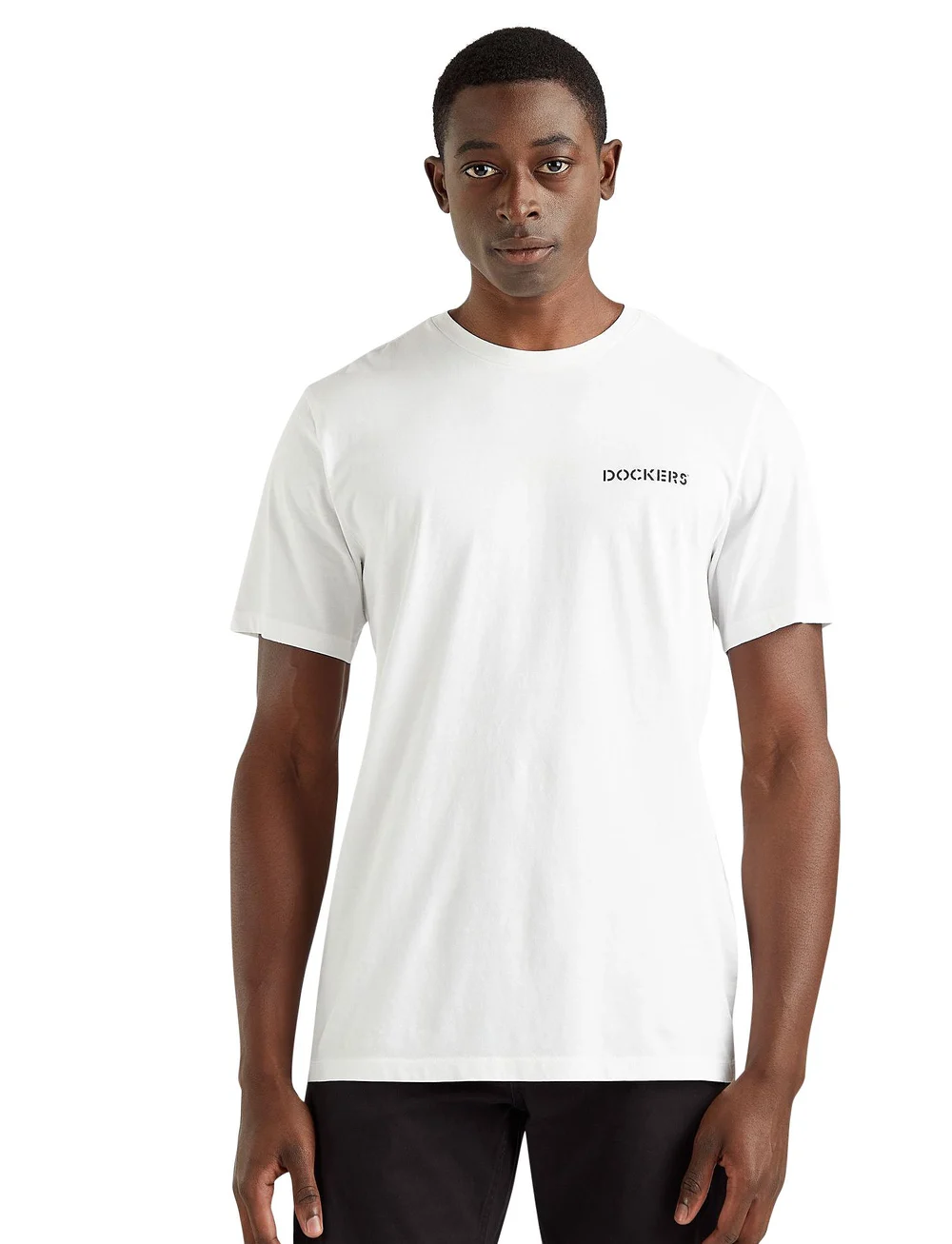 Dockers - GRAPHIC TEE GRAPHIC - kortärmade t-shirts - white - 0
