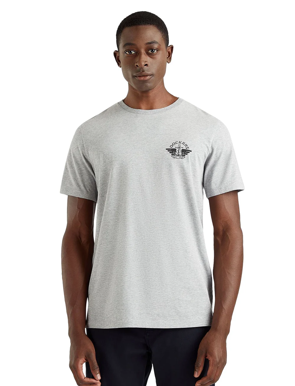 Dockers - GRAPHIC TEE GRAPHIC - t-shirts à manches courtes - gray - 0