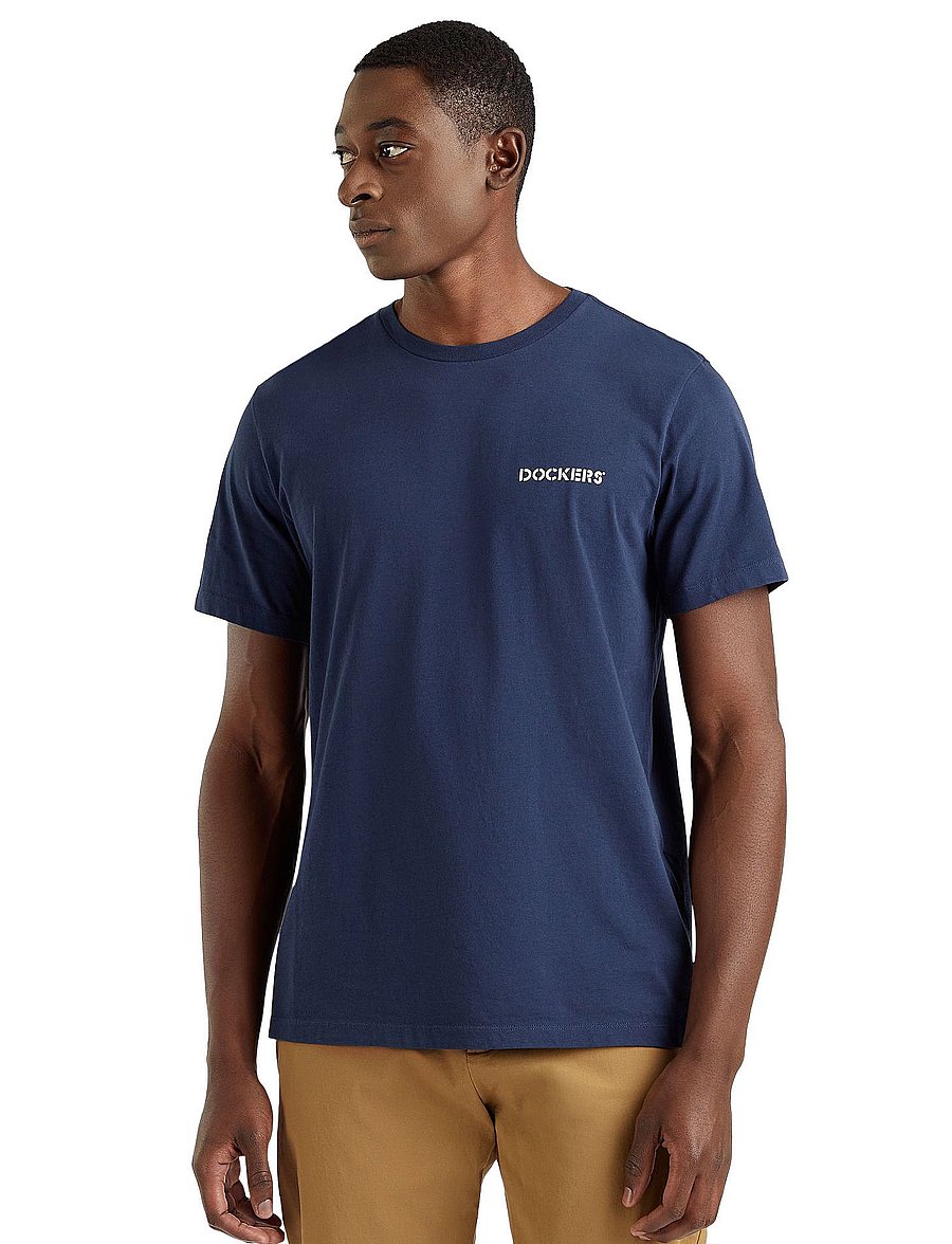 Dockers - GRAPHIC TEE GRAPHIC - kurzärmelig - neutrals - 0