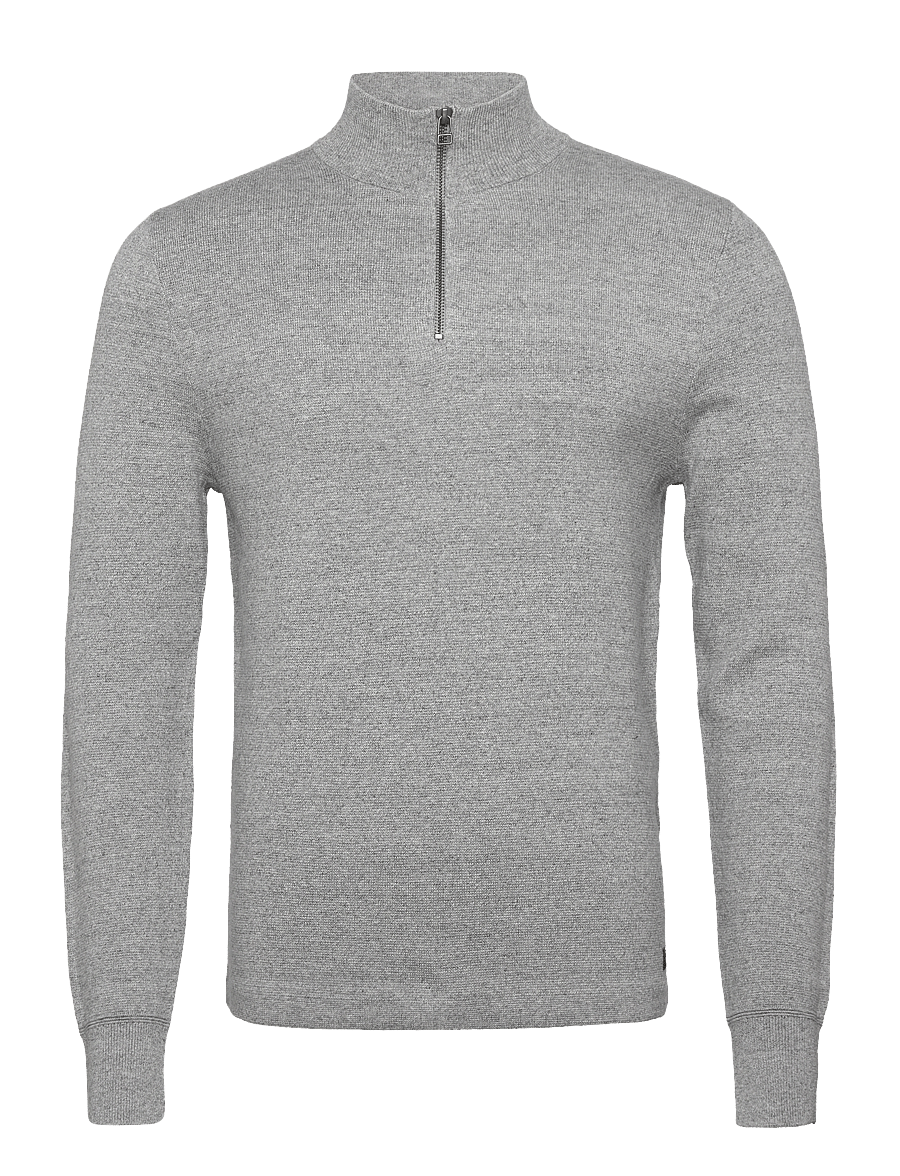 Dockers - CORE 45295 ZIP - pullover mit halbem reißverschluss - greys - 1