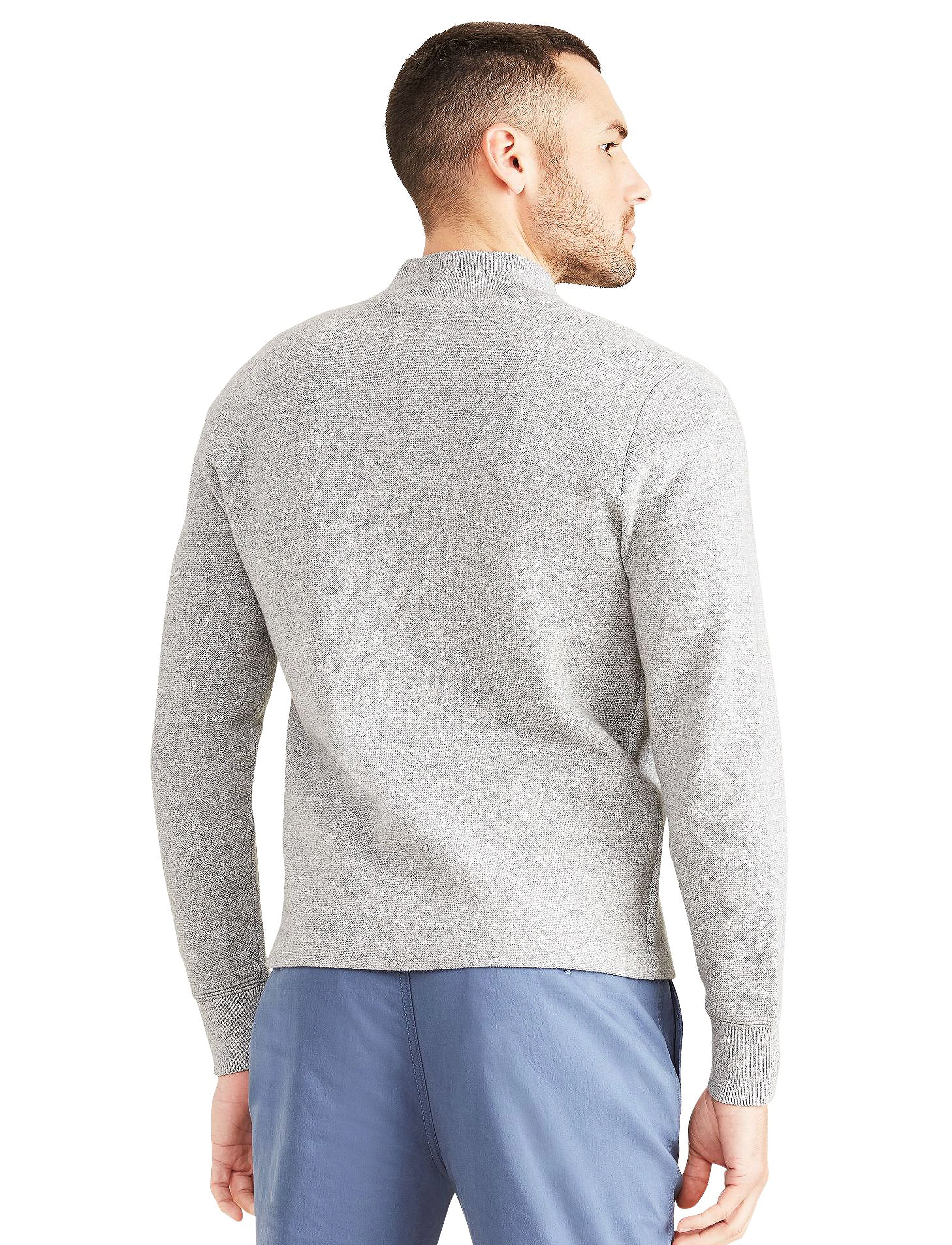 Dockers - CORE 45295 ZIP - pullover mit halbem reißverschluss - greys - 3