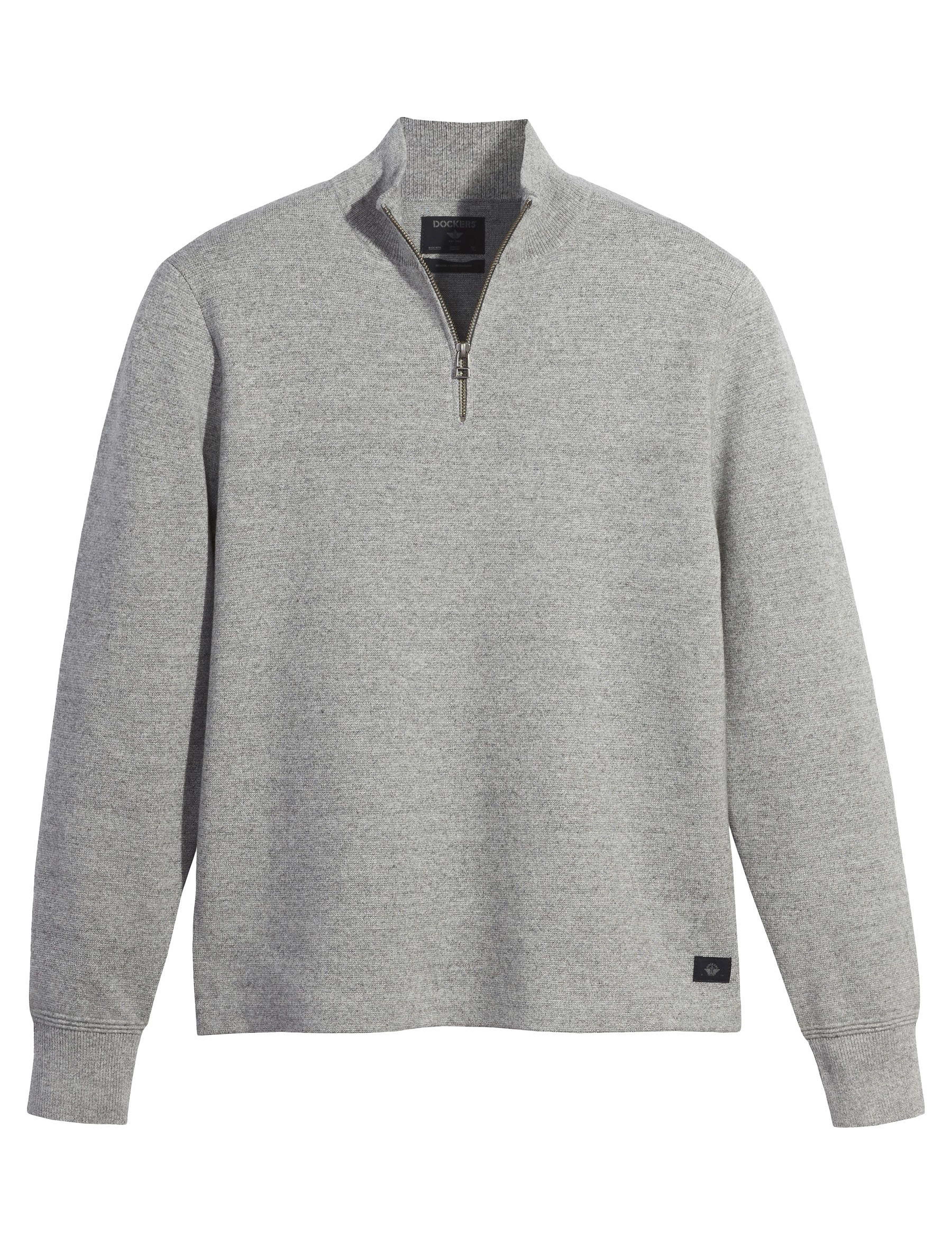 Dockers - CORE 45295 ZIP - pullover mit halbem reißverschluss - greys - 4