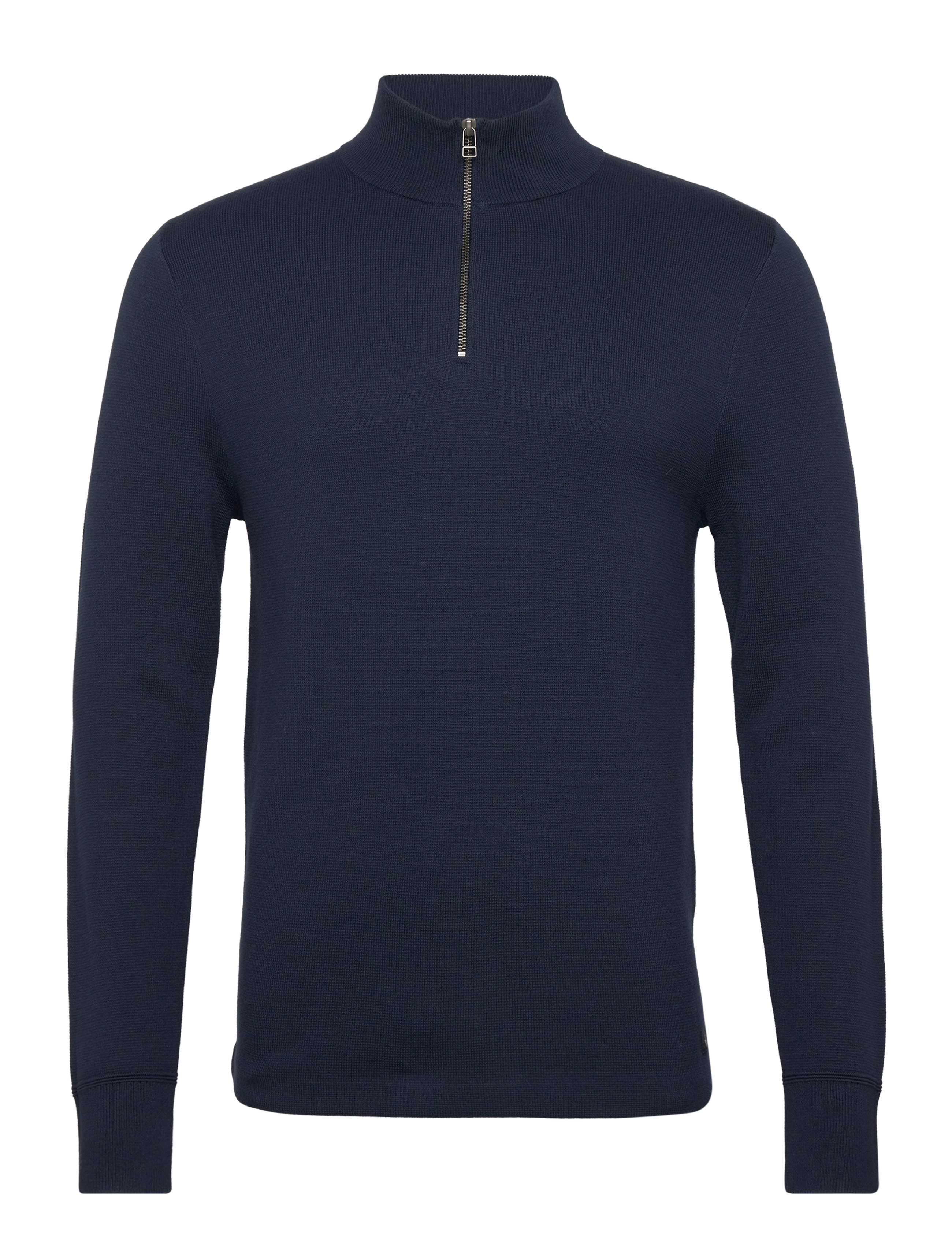 Dockers Core 45295 Zip, M, Knitwear, Marineblau - Half Zip Jumpers, Männerswear