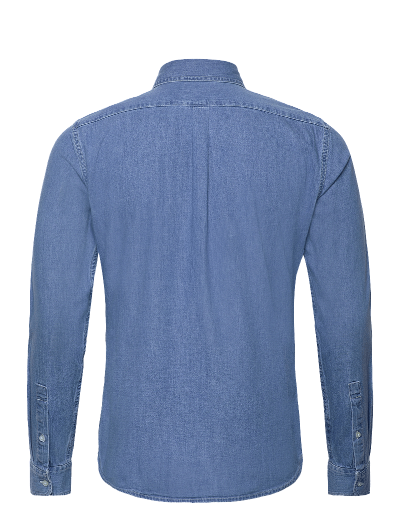 Dockers - SLIM ORIGINAL WOVEN - jeanshemden - light indigo - flat finis - 2