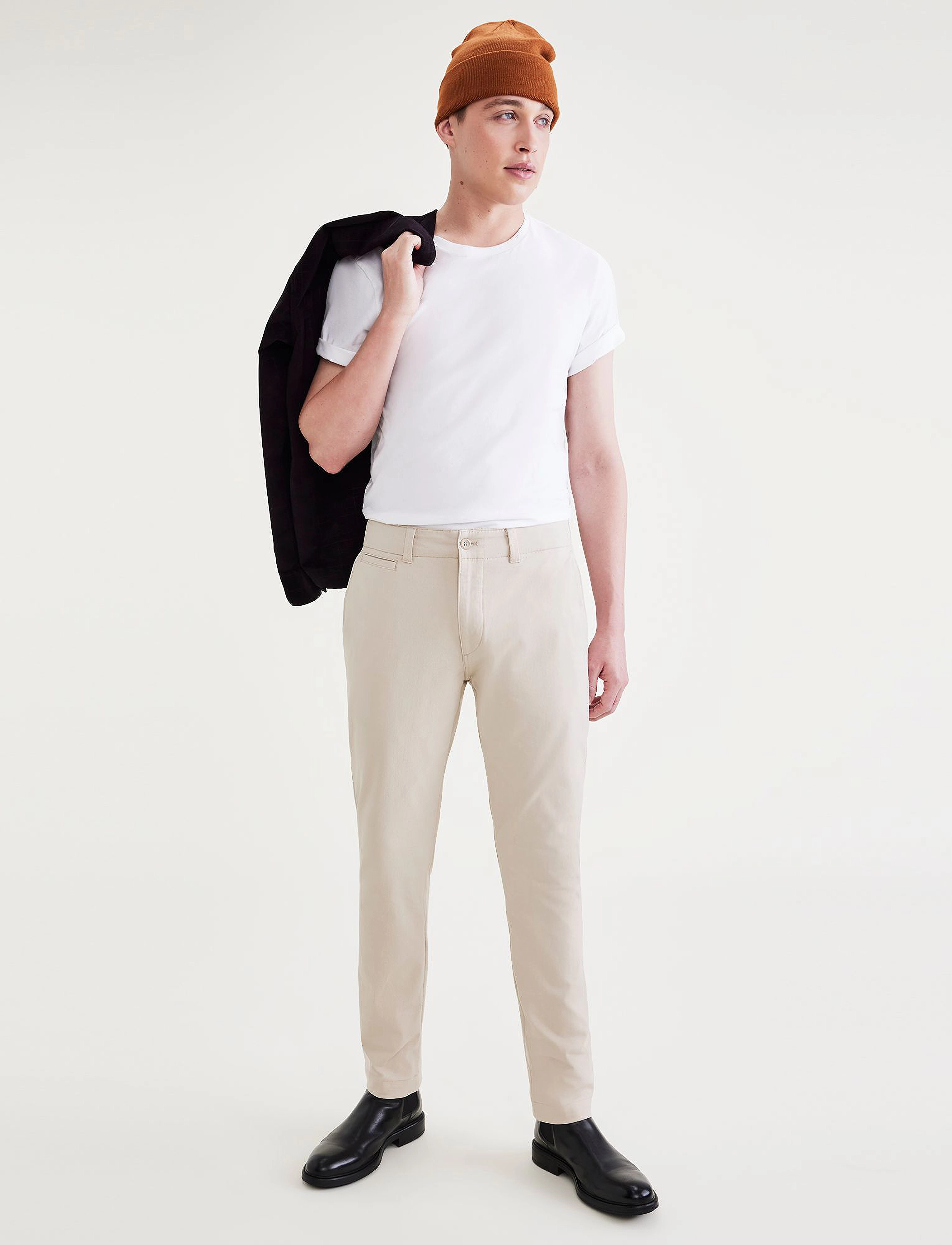 Dockers Cali Khaki 360, 32 x 32, Trousers, Creme - Casual, Männerswear