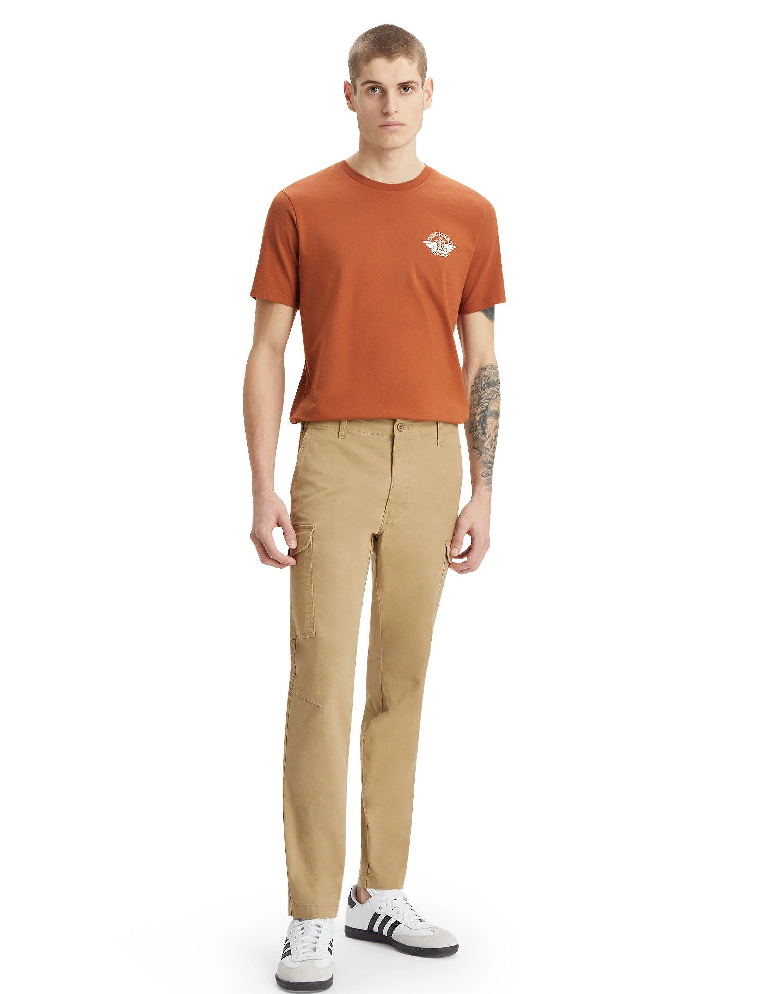 Dockers T2 Slim Tapered, 31 x 34, Trousers, Beige - Chinos, Männerswear