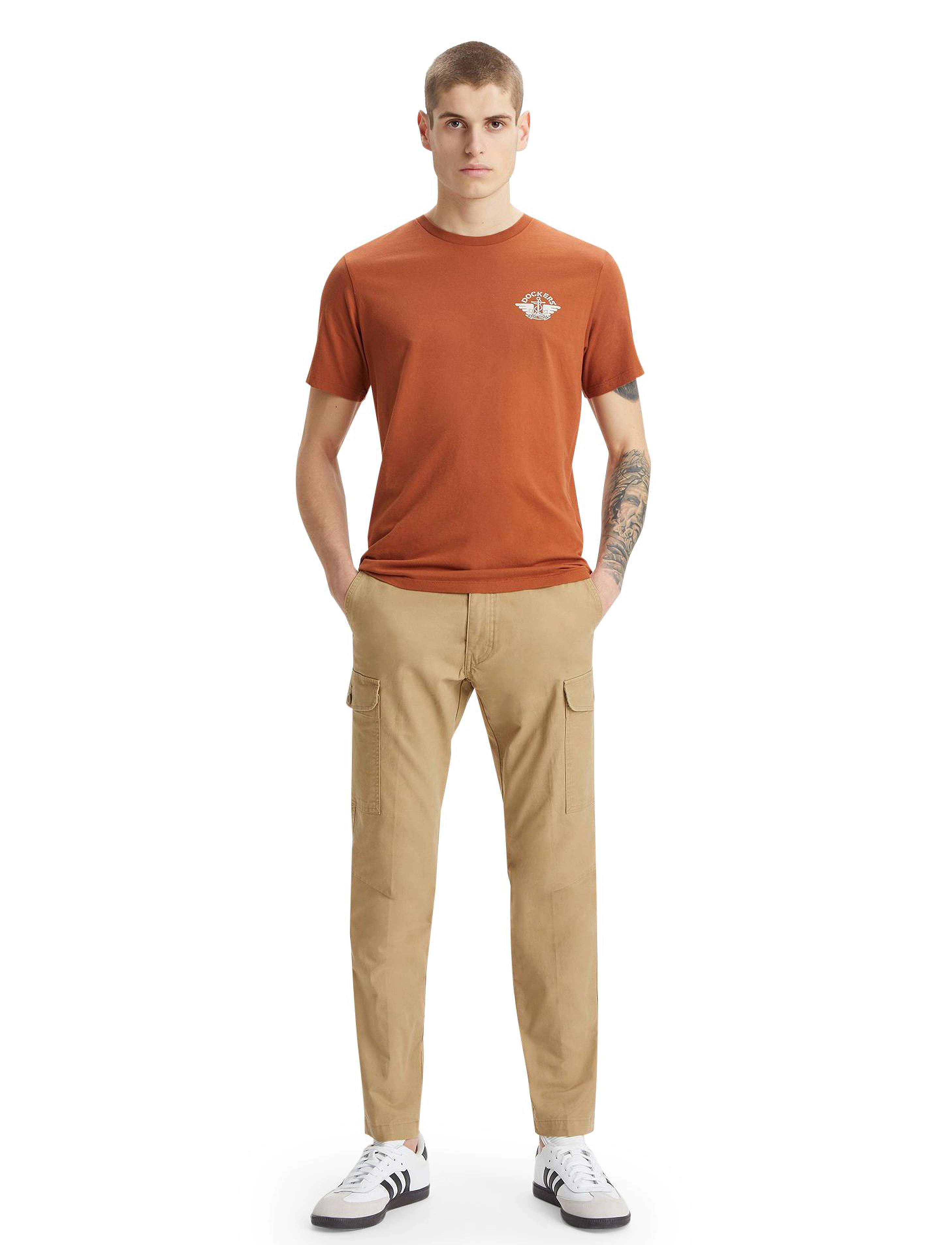 Dockers - T2 SLIM TAPERED - bojówki - neutrals - 4