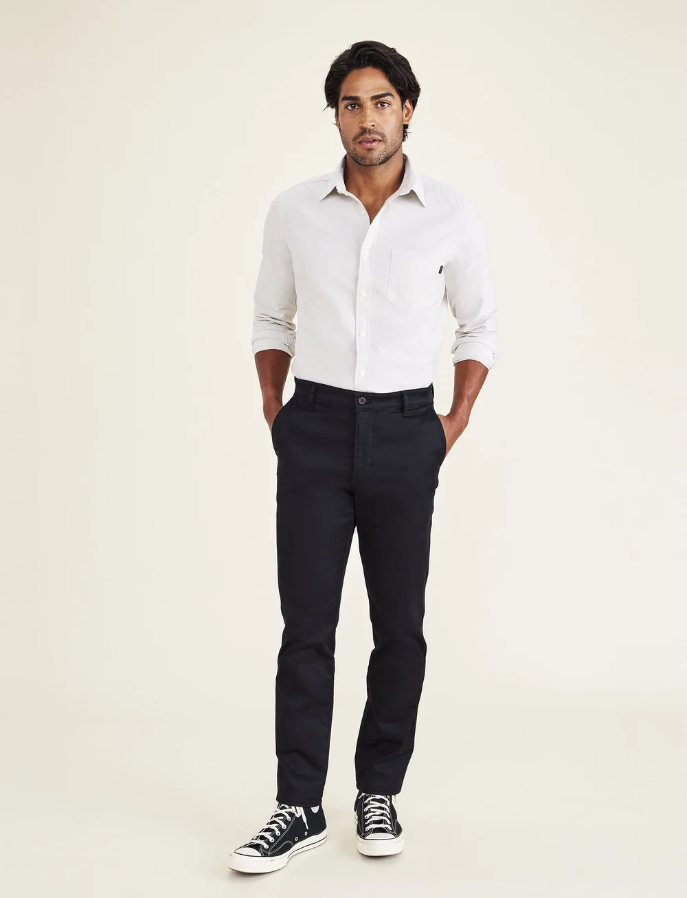 Dockers - T2 ORIG SLIM - chinos - blacks - 0