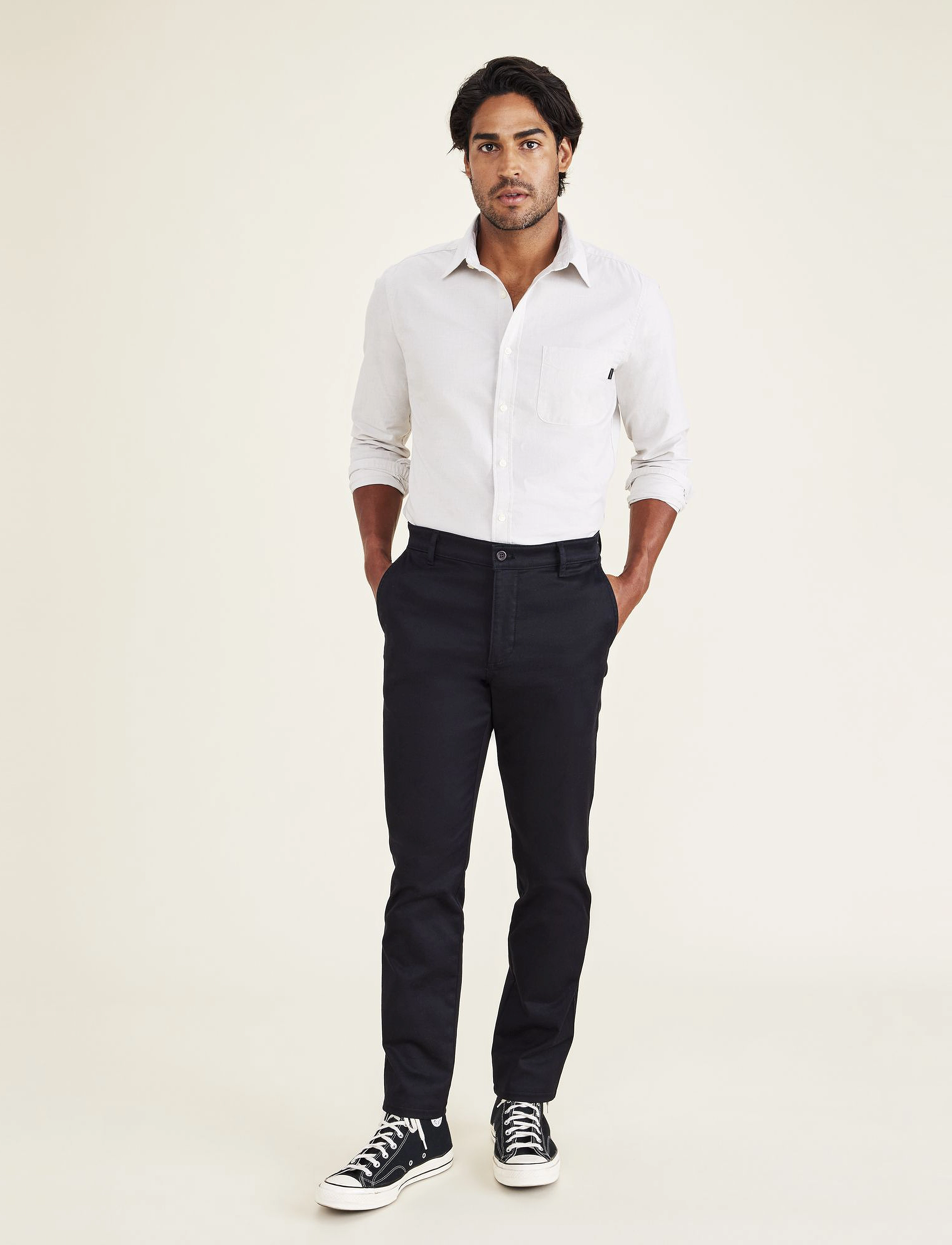 Dockers T2 ORIG SLIM - Hosen - BLACKS / black