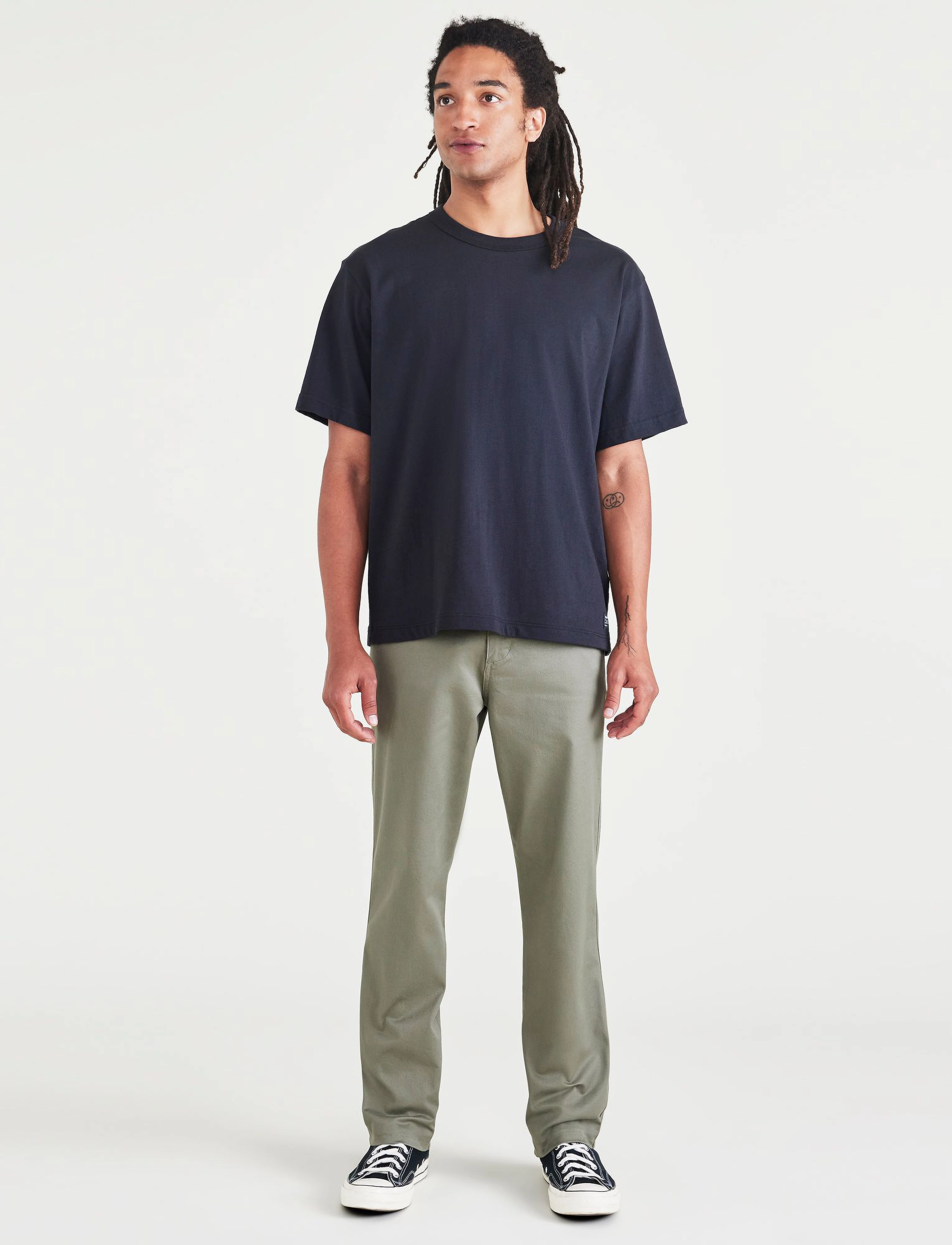 Dockers T2 Orig Slim, 31 x 30, Trousers, Grün - Chinos, Männerswear