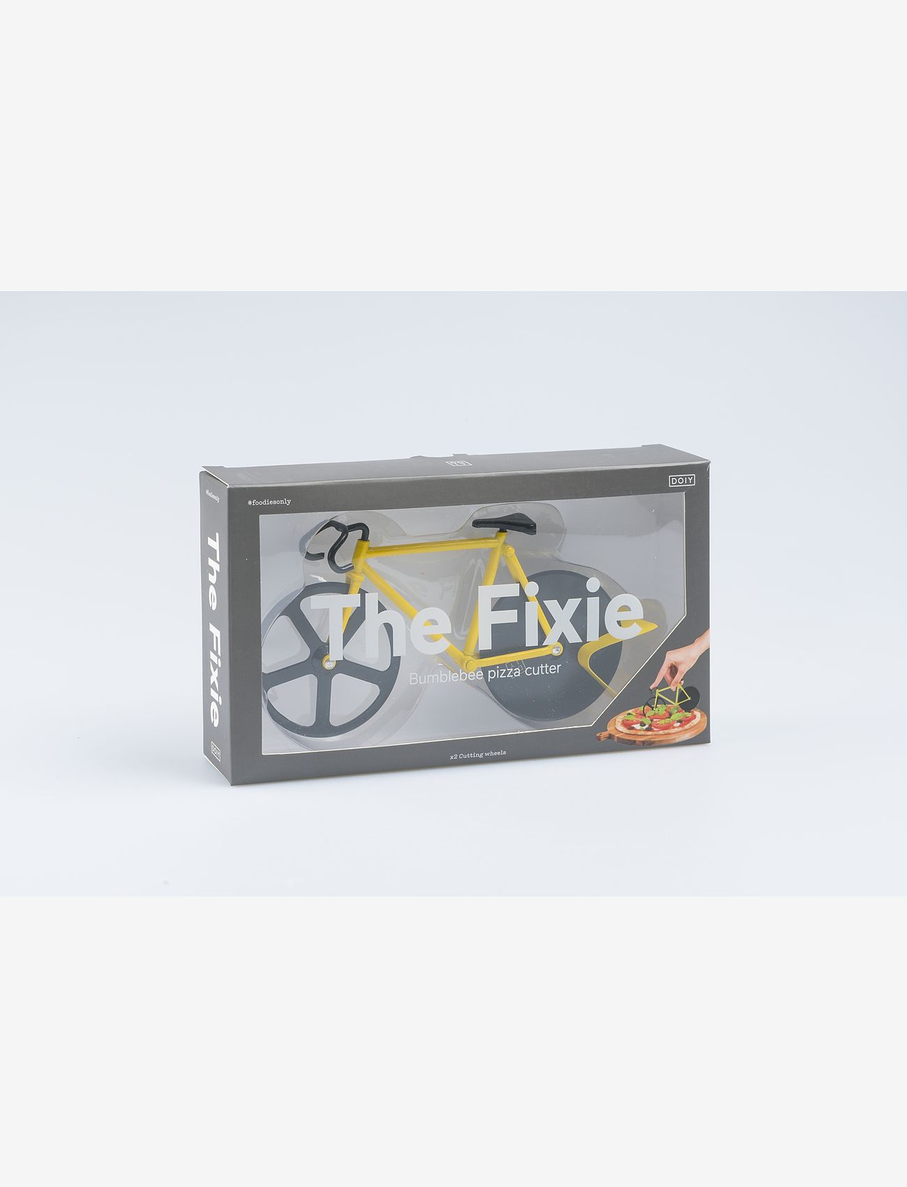 DOIY - Pizzas cutter - Fixie (Bumblebee) - køb efter pris - bumblebee - 3