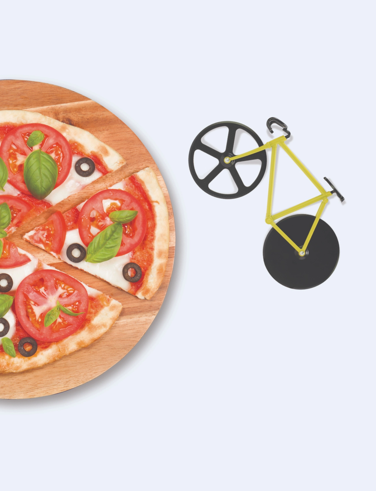 DOIY - Pizzas cutter - Fixie (Bumblebee) - iepērcies pēc cenas - bumblebee - 5