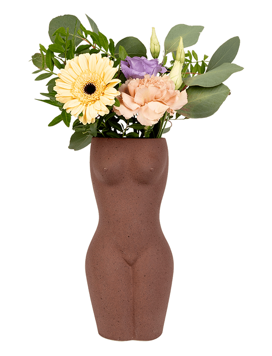 DOIY - Vase - Body Vase - vaasid - brown - 1