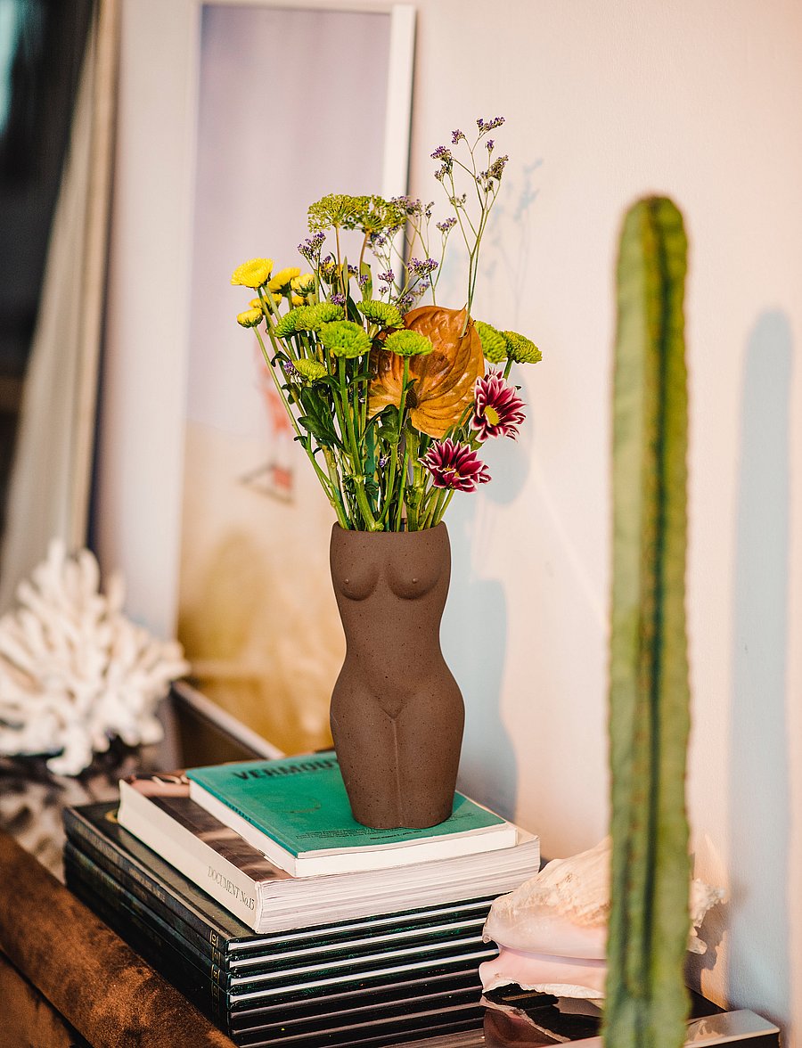 DOIY - Vase - Body Vase - vaasid - brown - 0