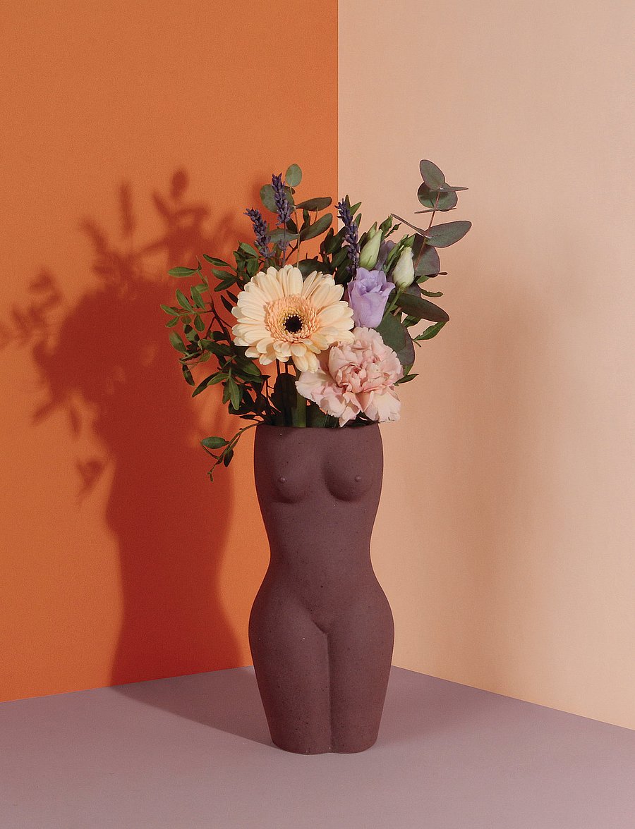 DOIY - Vase - Body Vase - vaasid - brown - 5