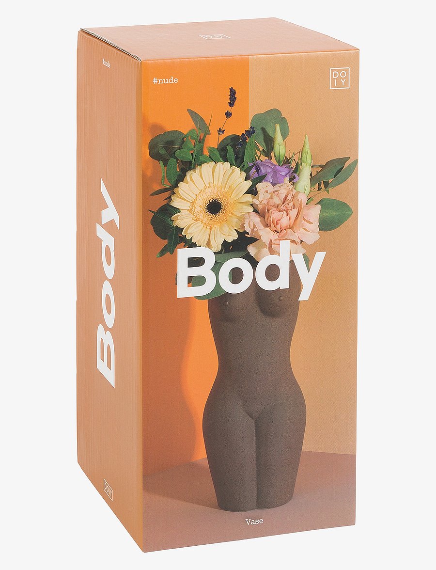 DOIY - Vase - Body Vase - vaasid - brown - 4