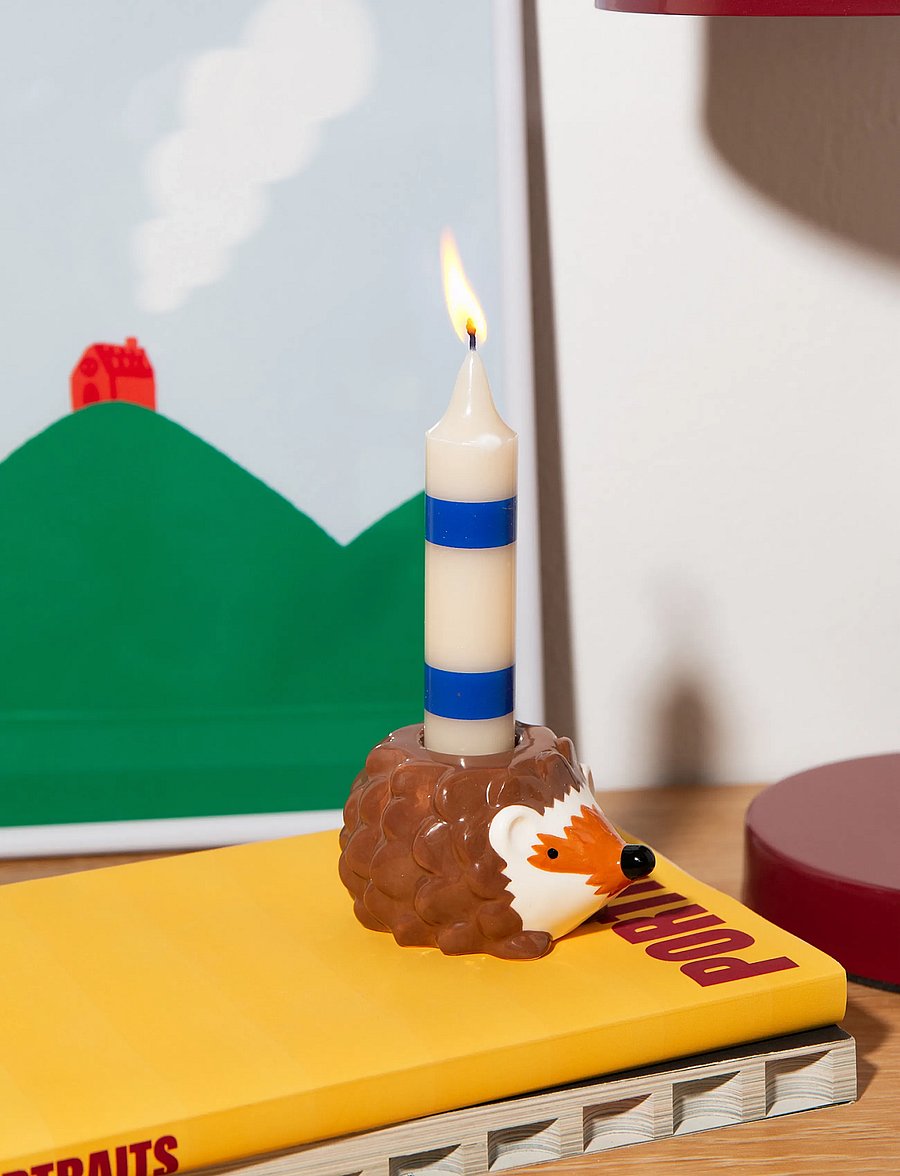 DOIY - Lysestage - Forest - Hedgehog - küünlajalad - brown - 3