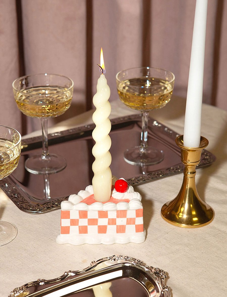 DOIY - Candle Holder, Sweetie - kerzenständer - pink - 0