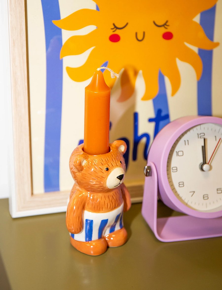 DOIY - Lysestage - Teddy - küünlajalad - brown - 0