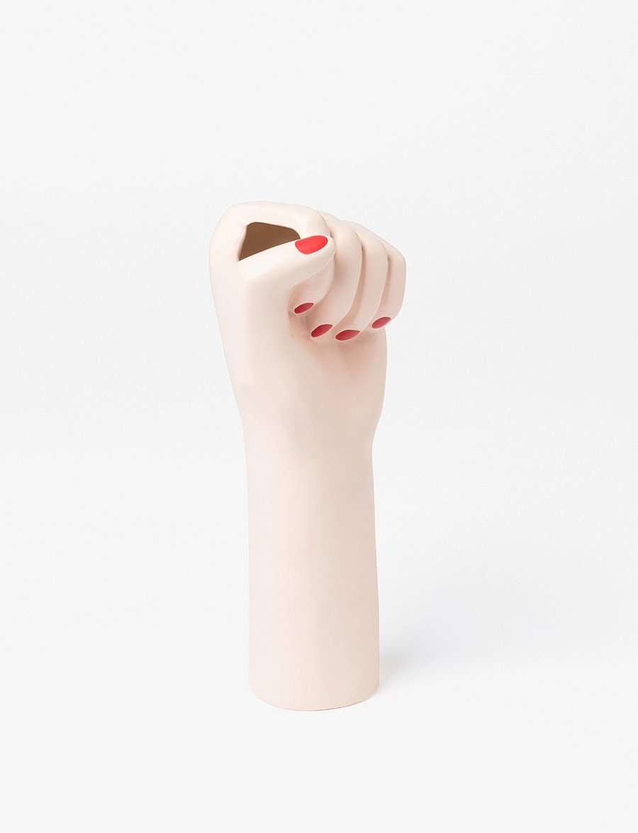 DOIY - Vase - Girl Power - vasen - white - 3