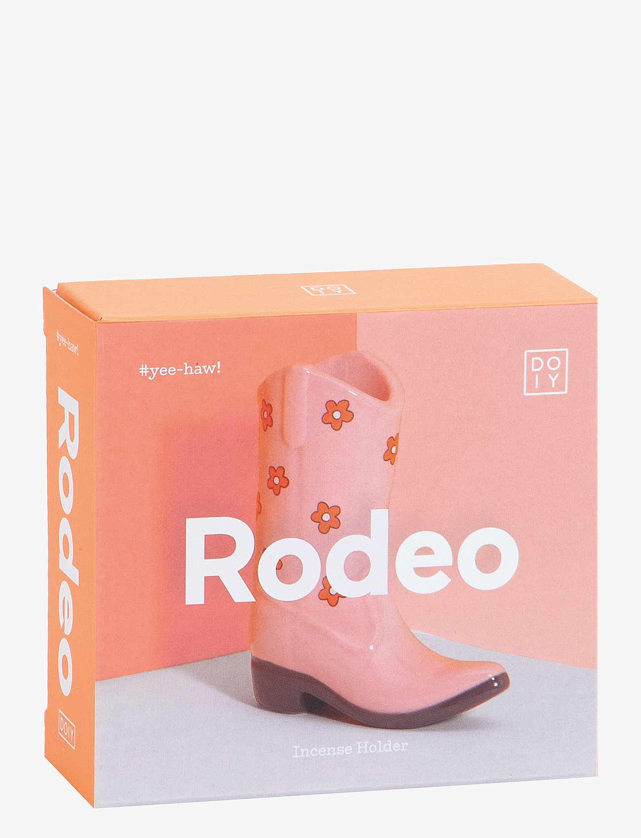 DOIY - Incense holder - Rodeo - Cowboy Boot - pink - 3