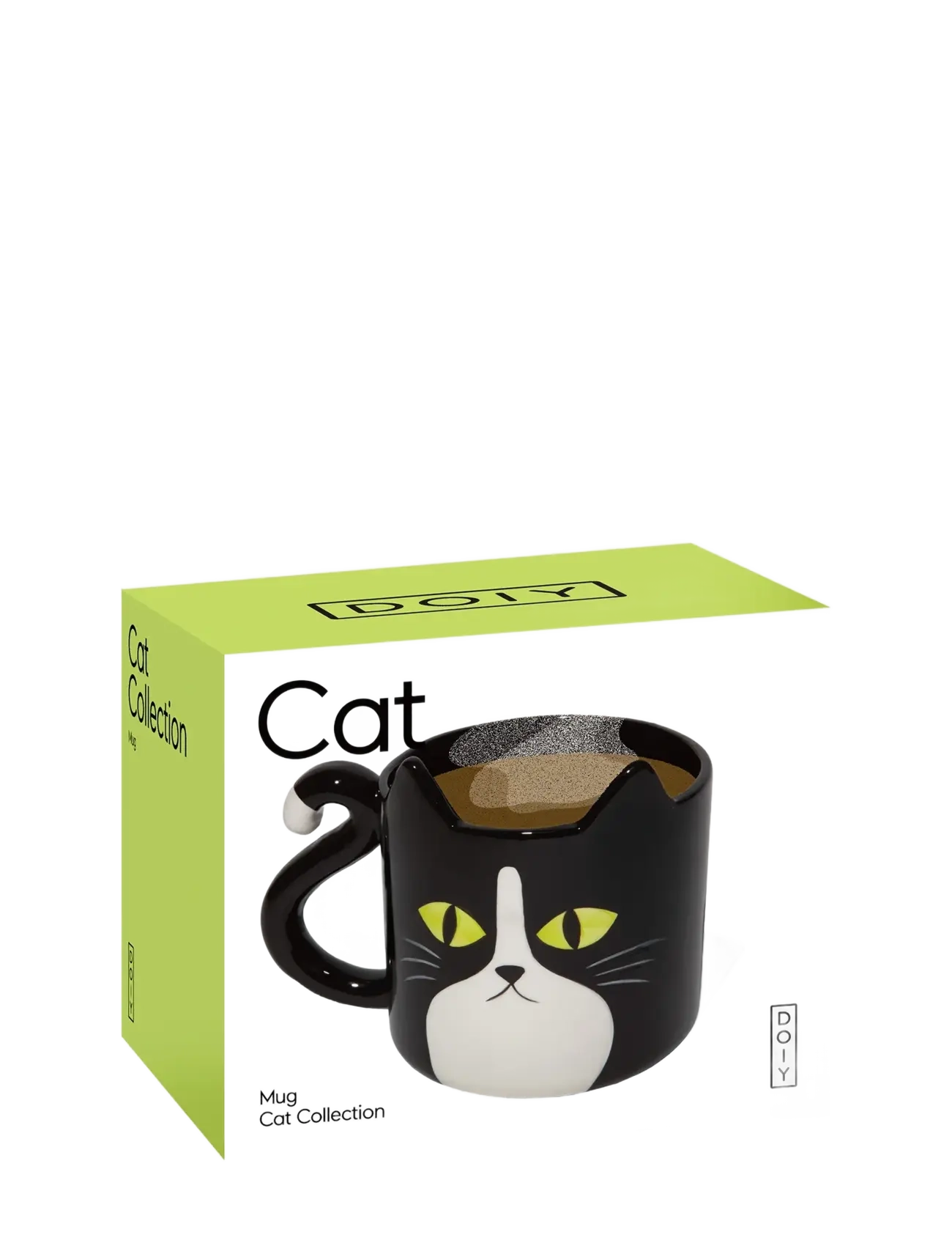 DOIY - Krus - Cat - kafijas krūzes - black - 4