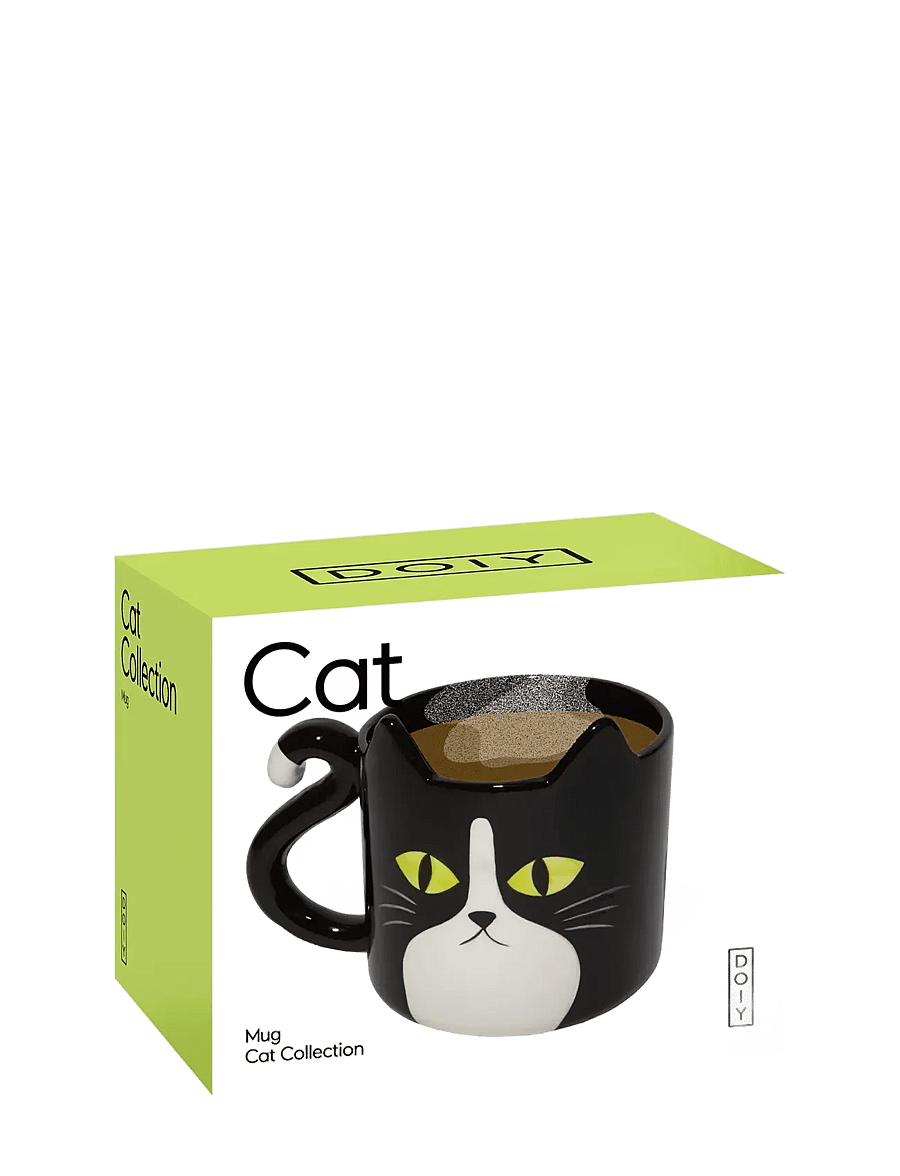 DOIY - Krus - Cat - kohvitassid - black - 4