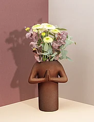 DOIY - Vase - Namaste Vase - birthday gifts - brown - 4