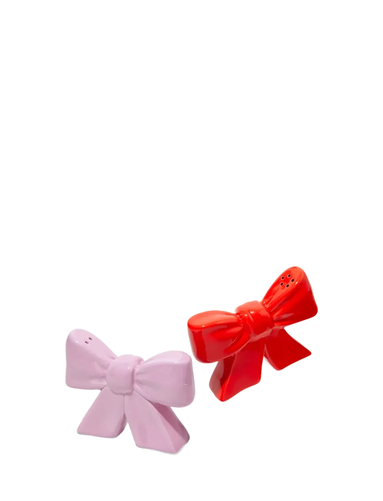 DOIY Salt Og Peber Sæt - Bow Pink - One Size - Unisex