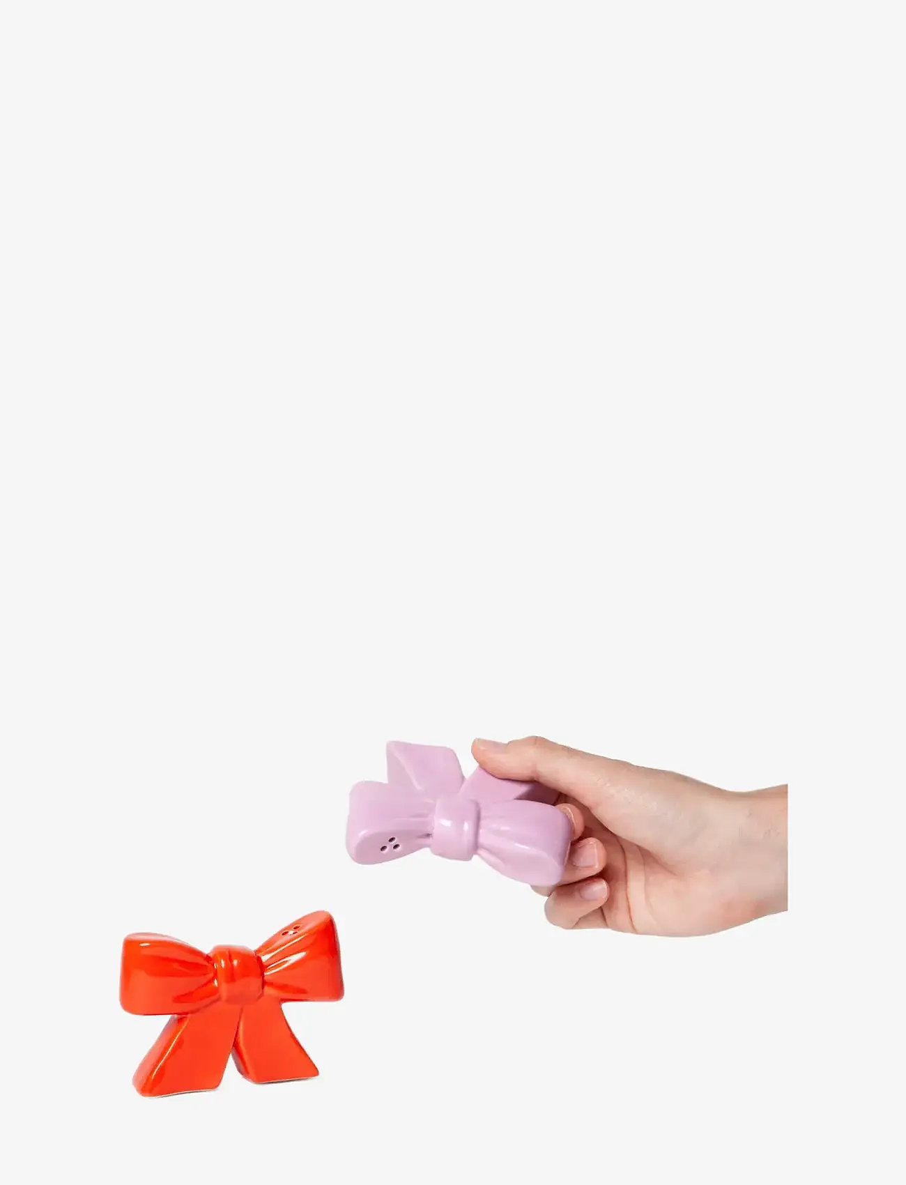 DOIY - Salt&Pepper - salz- & pfefferstreuer - red and pink - 1