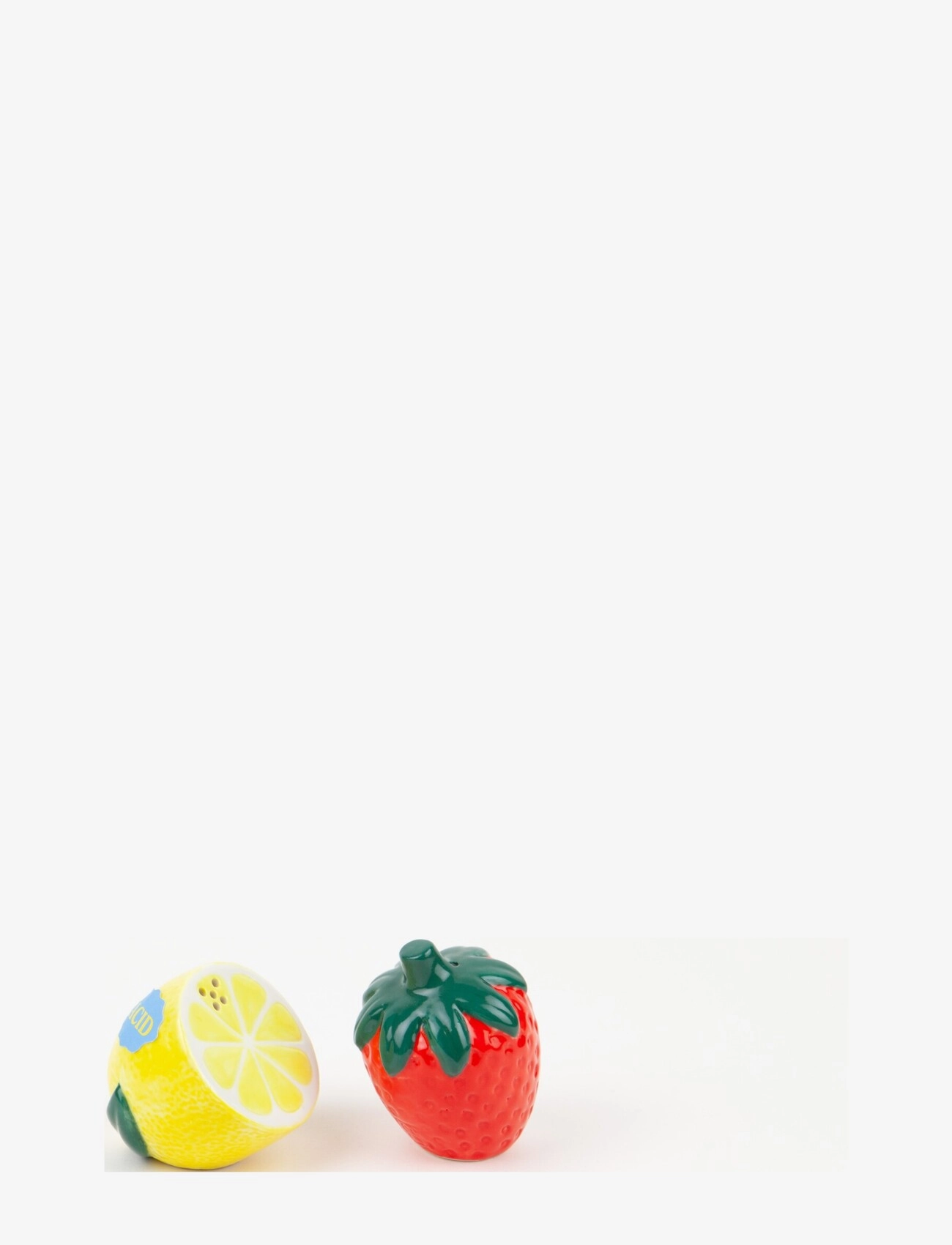 DOIY - Salt & pepper shakers - Farmers' Market - Strawberry & Lemon - strawberry & lemon - 1