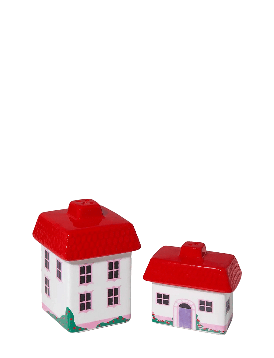DOIY - Salt og peber sæt - Cottage - soola- ja pipraveskid - white - 1