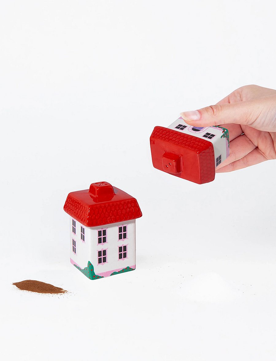 DOIY - Salt og peber sæt - Cottage - soola- ja pipraveskid - white - 5