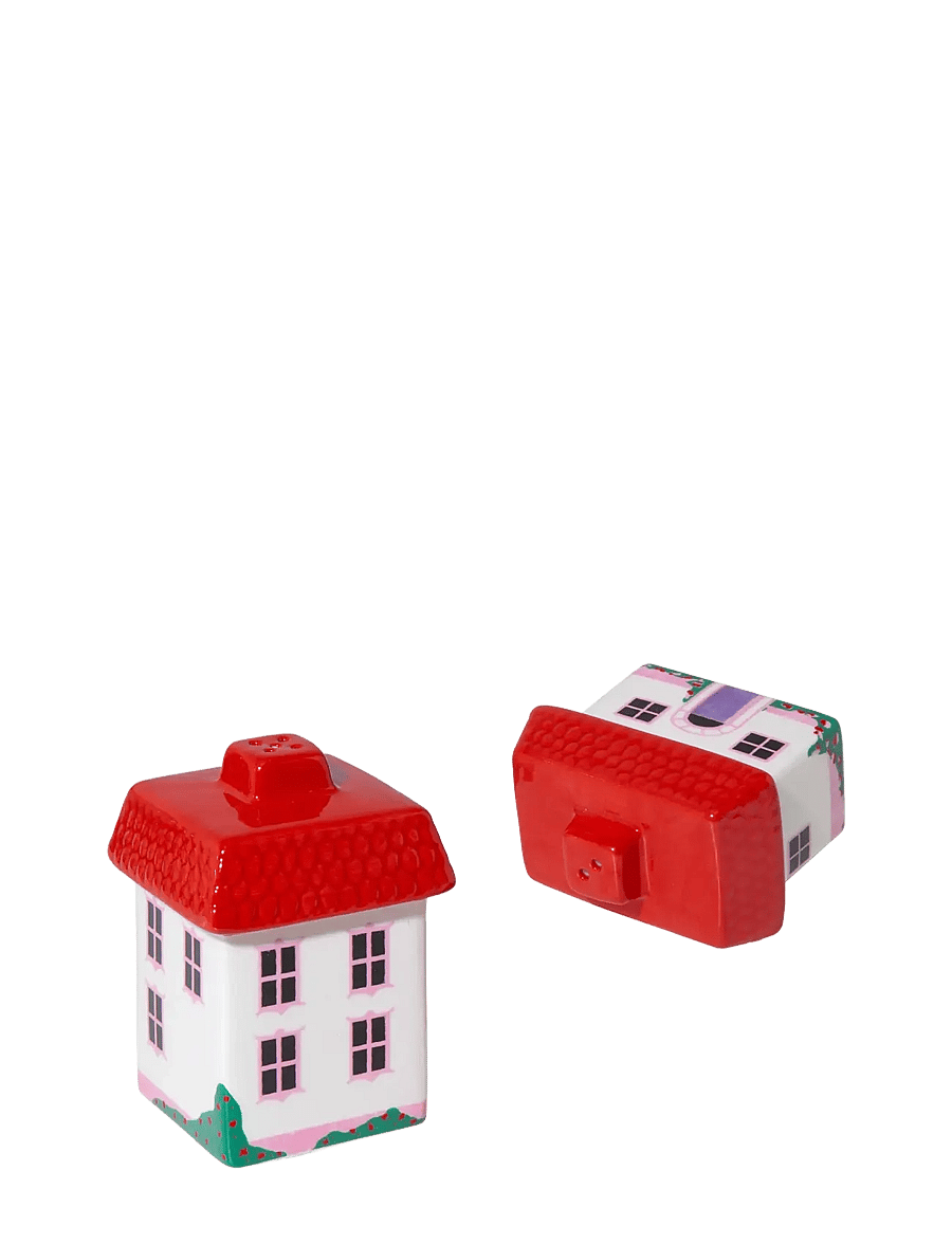DOIY - Salt og peber sæt - Cottage - soola- ja pipraveskid - white - 2