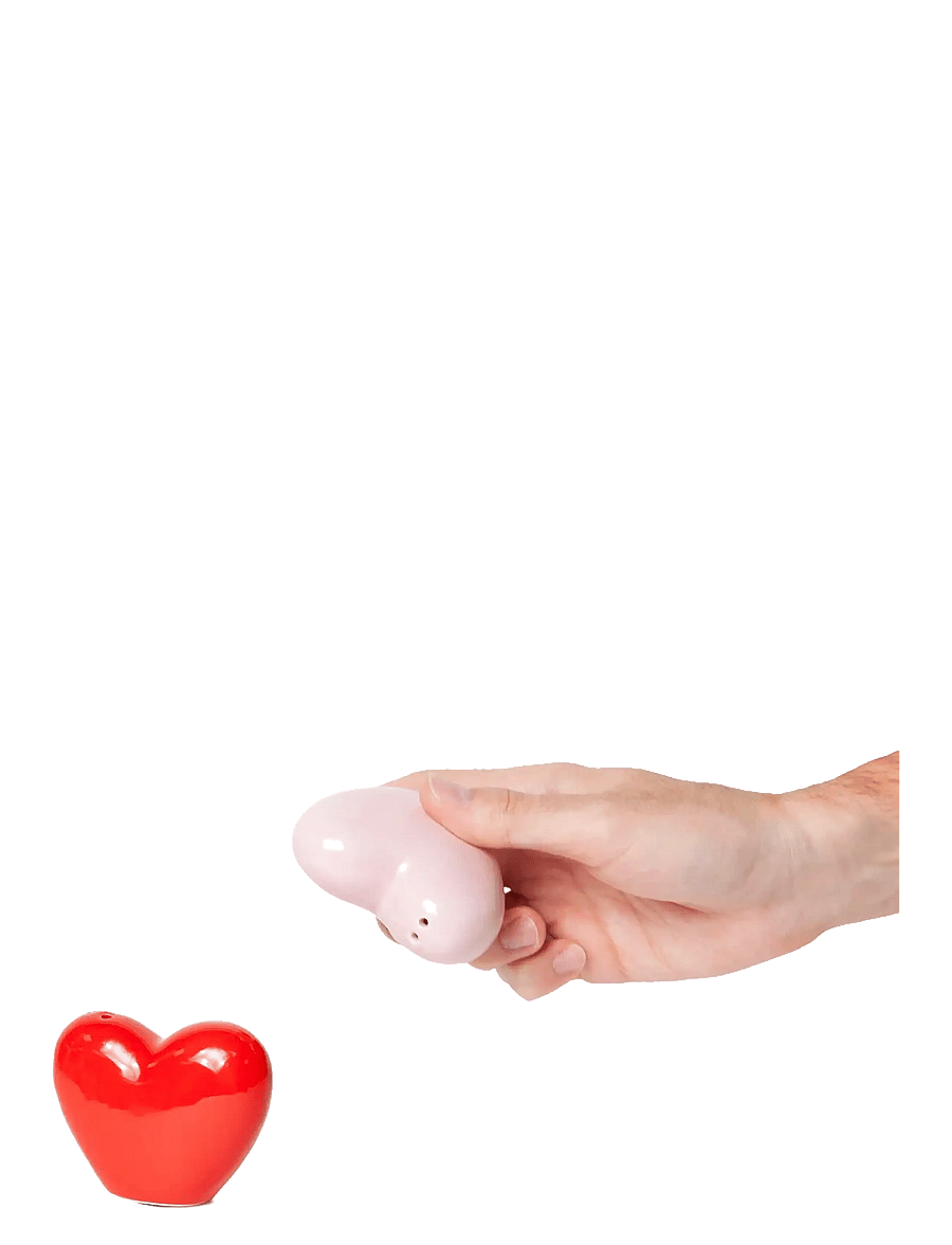 DOIY - Salt&Pepper - salz- & pfefferstreuer - red and pink - 2