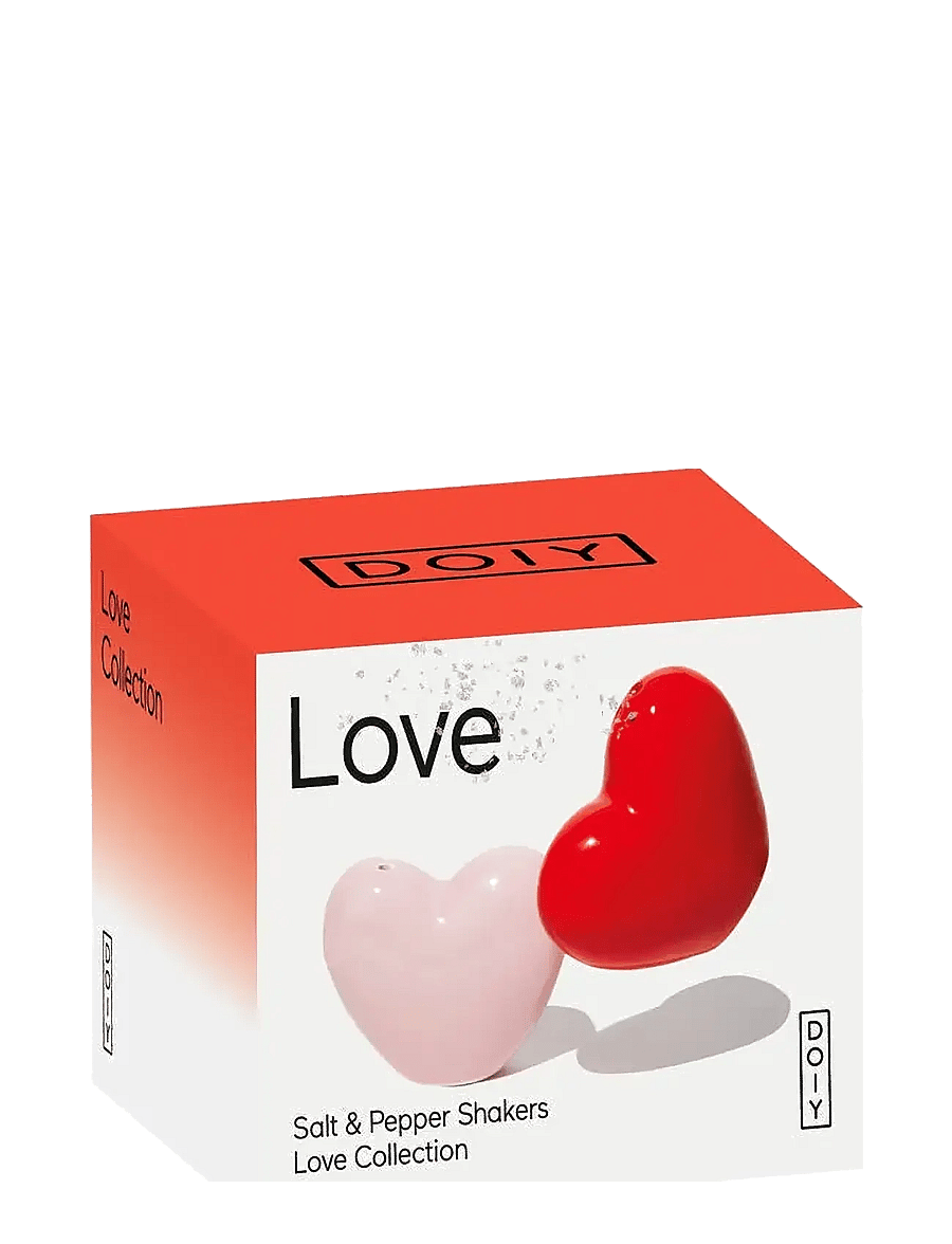 DOIY - Salt&Pepper - salz- & pfefferstreuer - red and pink - 3
