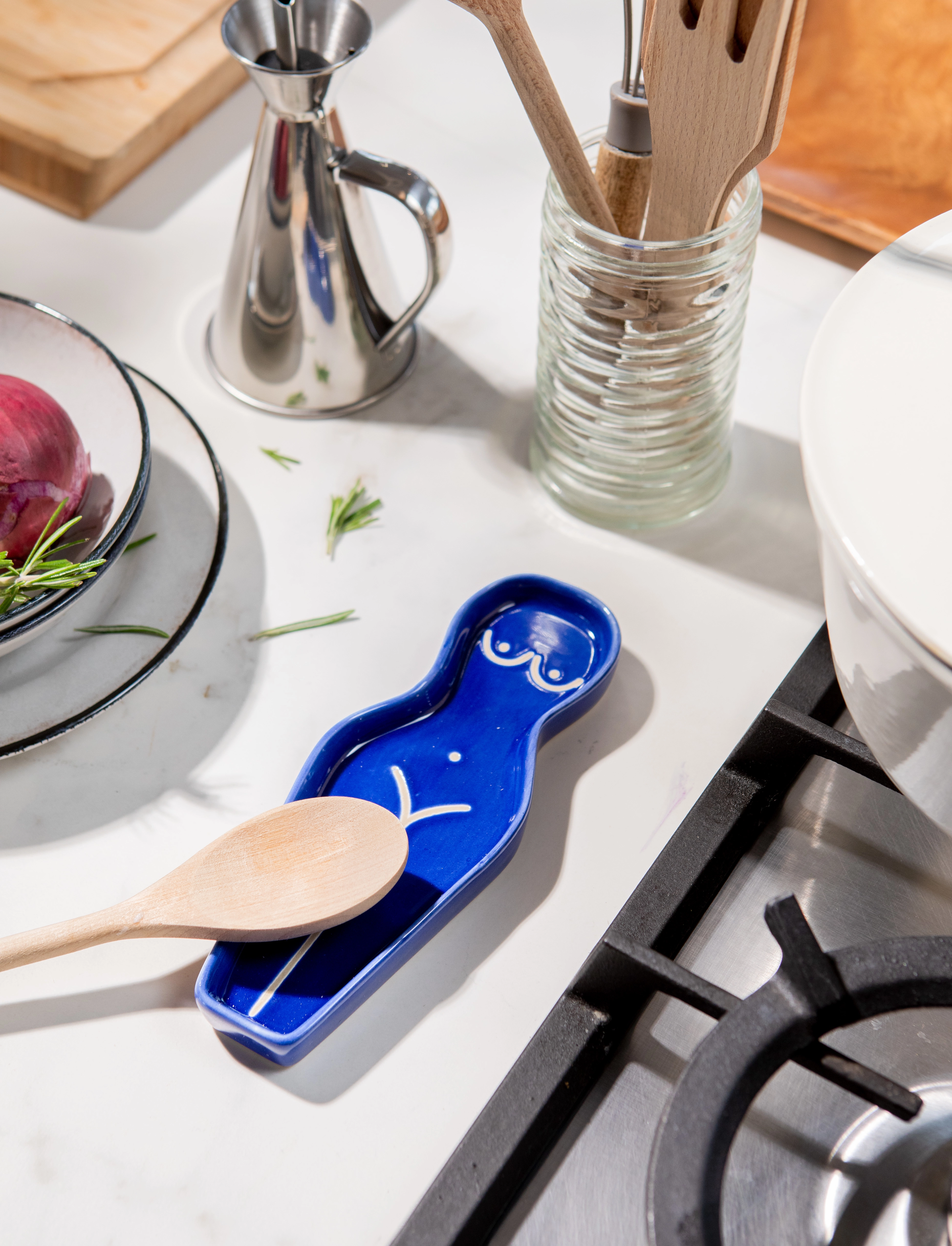 DOIY - Spoon rest - Body - blue - 2
