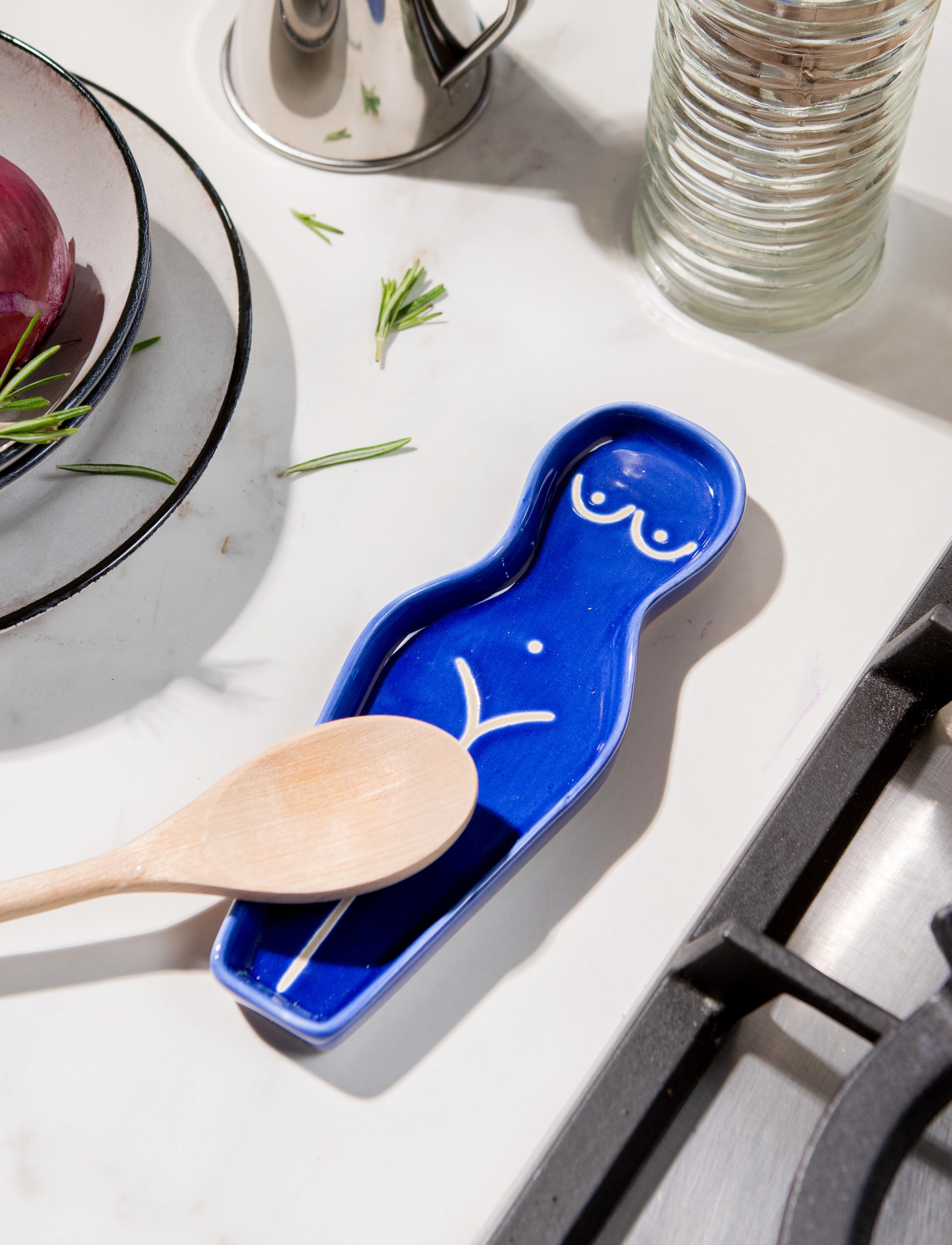 DOIY - Spoon rest - Body - blue - 3