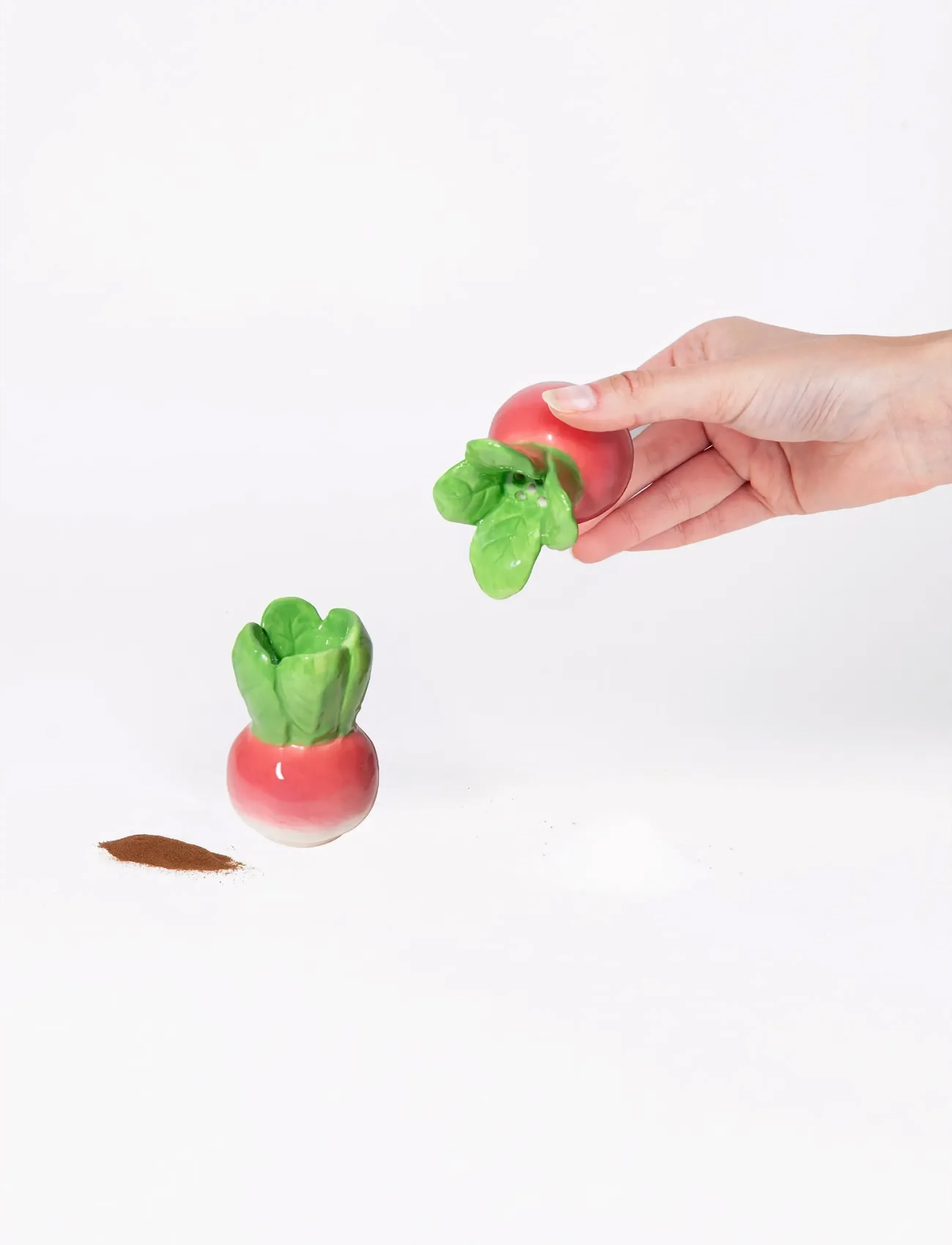 DOIY - Salt og peber sæt - Radish - salt & peberkværne - green - 5