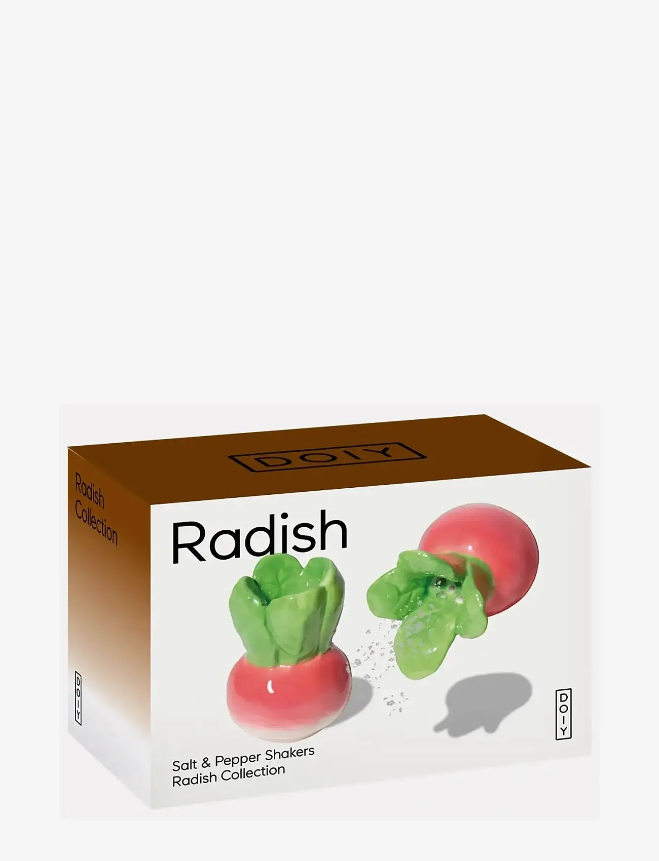 DOIY - Salt og peber sæt - Radish - salt & pepper grinders - green - 2