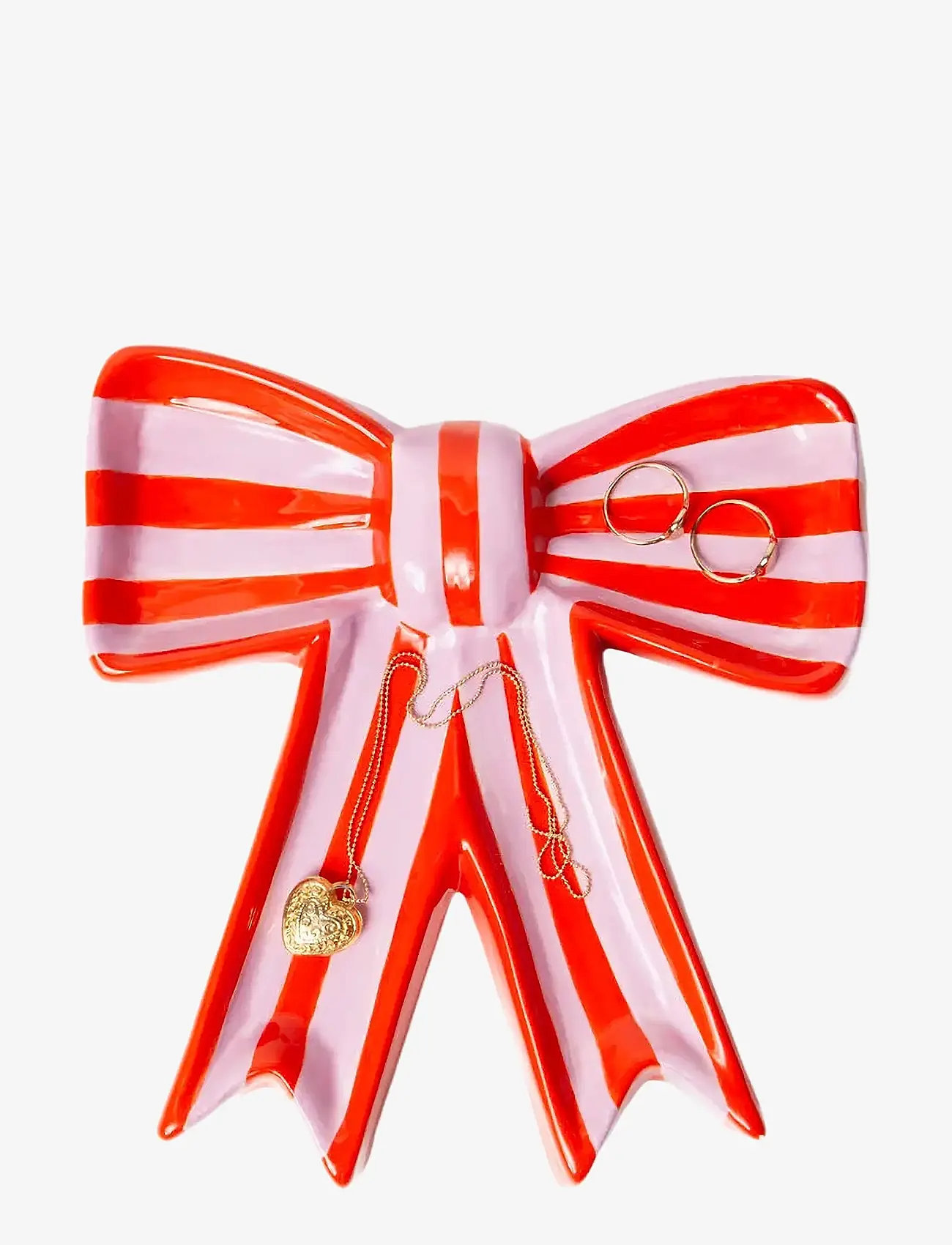 DOIY - Trinket Tray, Bow - shop by price - red and pink - 0