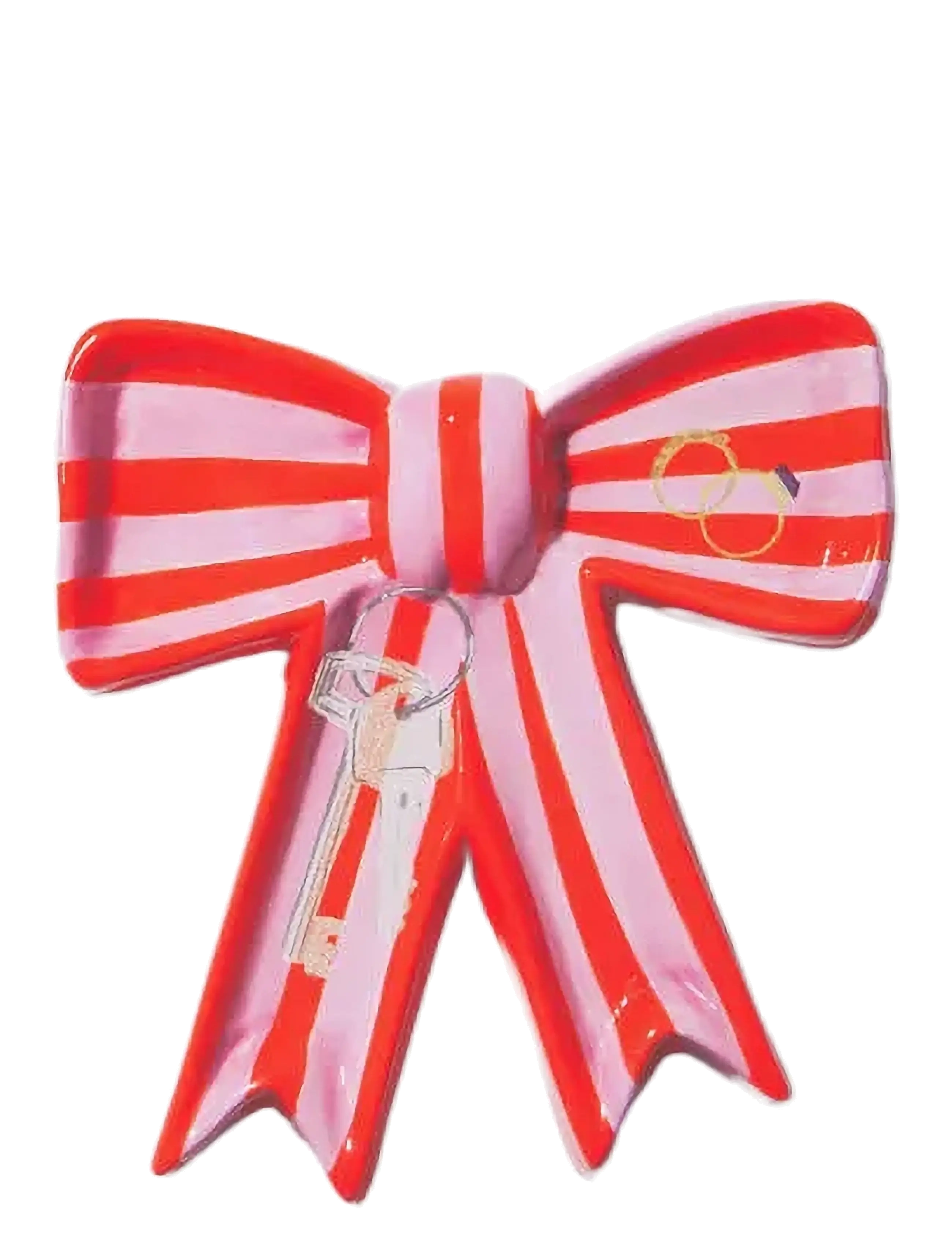 DOIY - Opbevaringsskål - Bow - laveste priser - red and pink - 1
