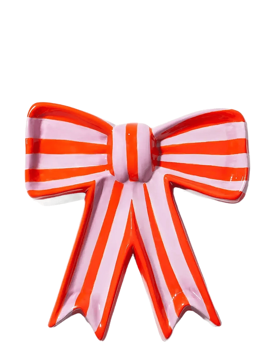 DOIY - Trinket Tray, Bow - tabletts - red and pink - 3