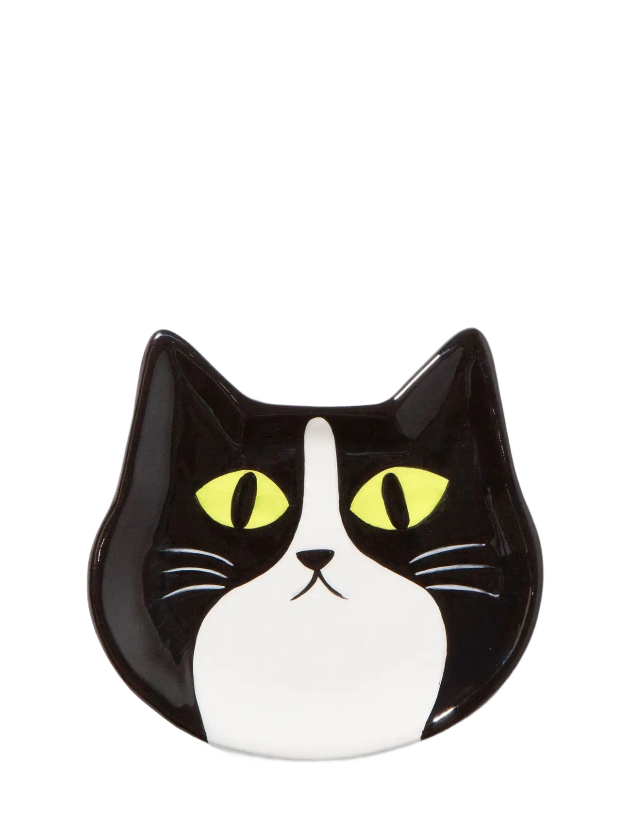 DOIY Opbevaringsskål Cat, Decorative Platters, Sort, Str: H1.5CM