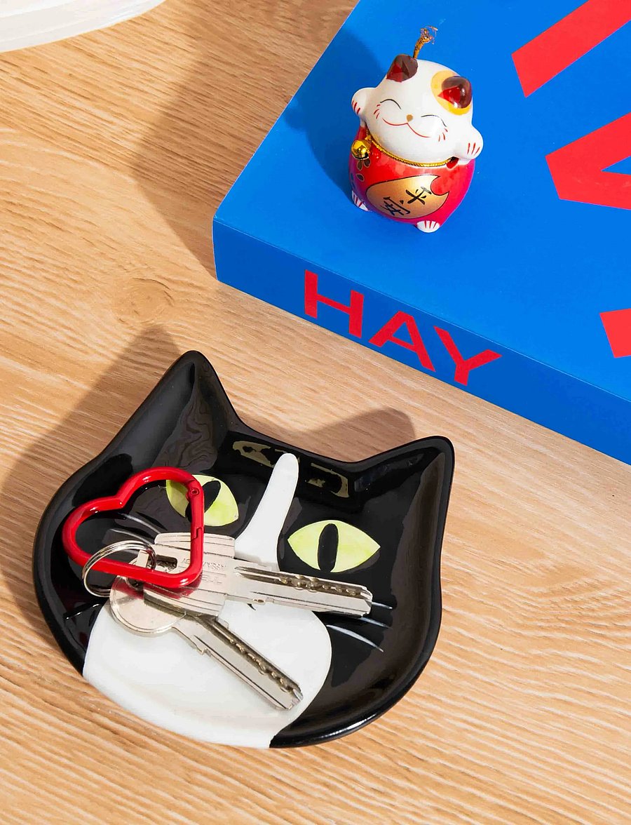 DOIY - Opbevaringsskål - Cat - dekoratiivsed vaagnad - black - 4