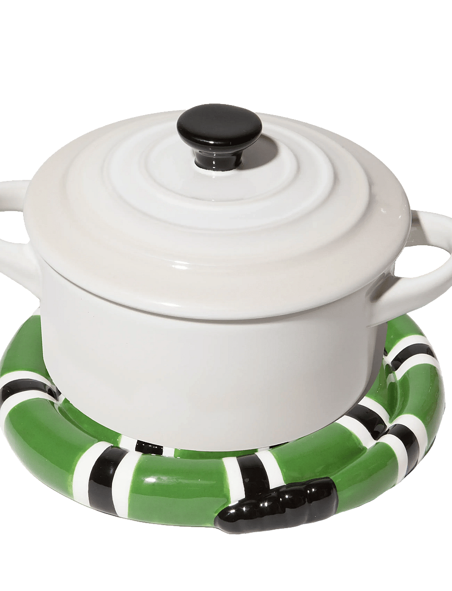 DOIY - Snake Trivet - green - 3