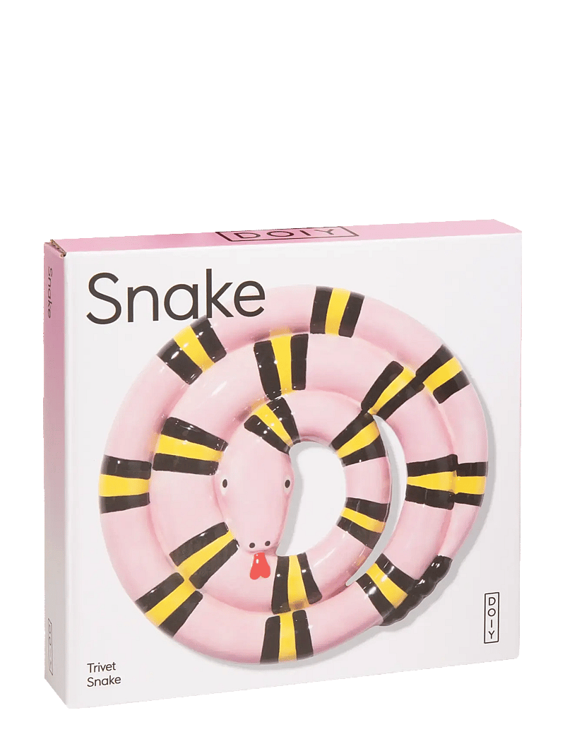 DOIY - Snake Trivet - pink - 3